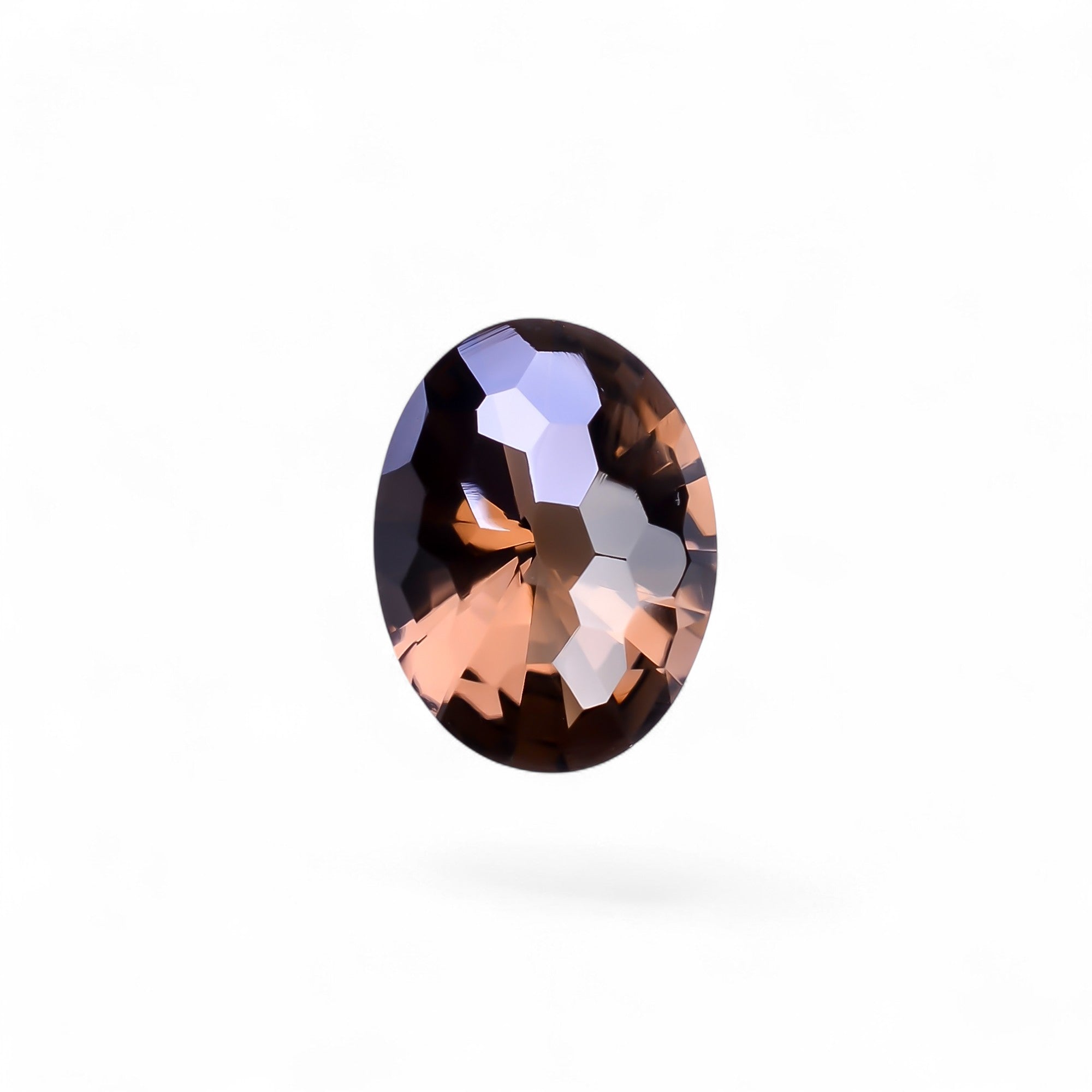 Natural Smoky Quartz Oval Shape Faceted Loose Gemstone For Making Jewelry 12 Ct. 18X14X9 mm Y-10487