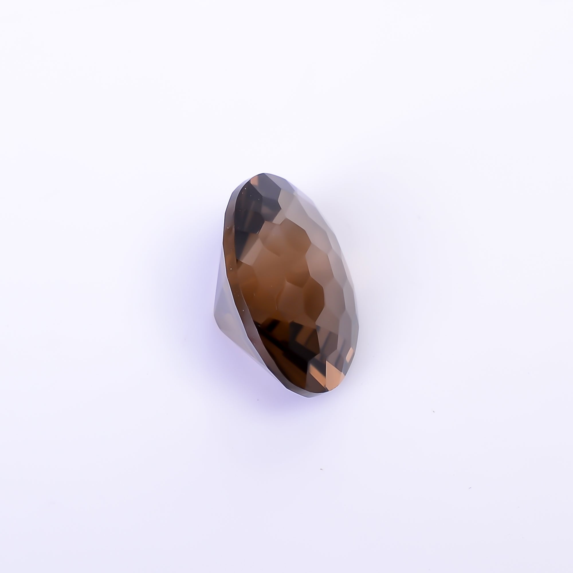 Natural Smoky Quartz Oval Shape Faceted Loose Gemstone For Making Jewelry 10.5 Ct. 17X13X9 mm Y-10489