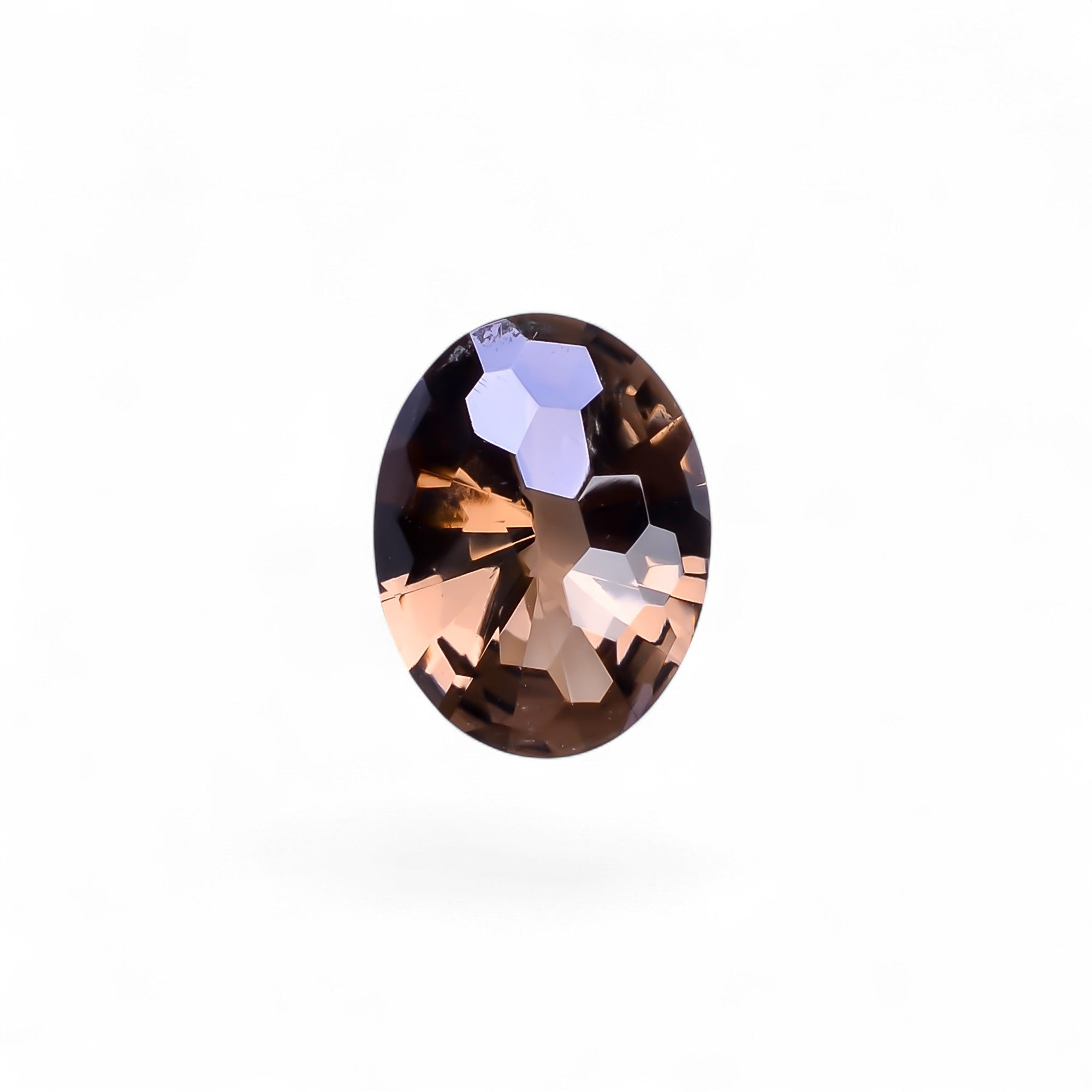 Natural Smoky Quartz Oval Shape Faceted Loose Gemstone For Making Jewelry 7 Ct. 15X12X7 mm Y-10490
