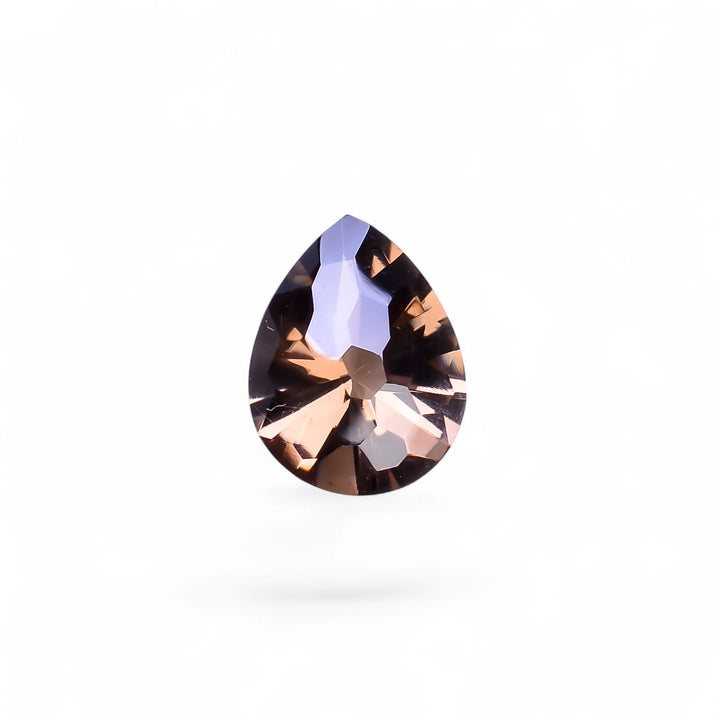 Natural Smoky Quartz Pear Shape Faceted Loose Gemstone For Making Jewelry 4.5 Ct. 13X10X6 mm Y-10491