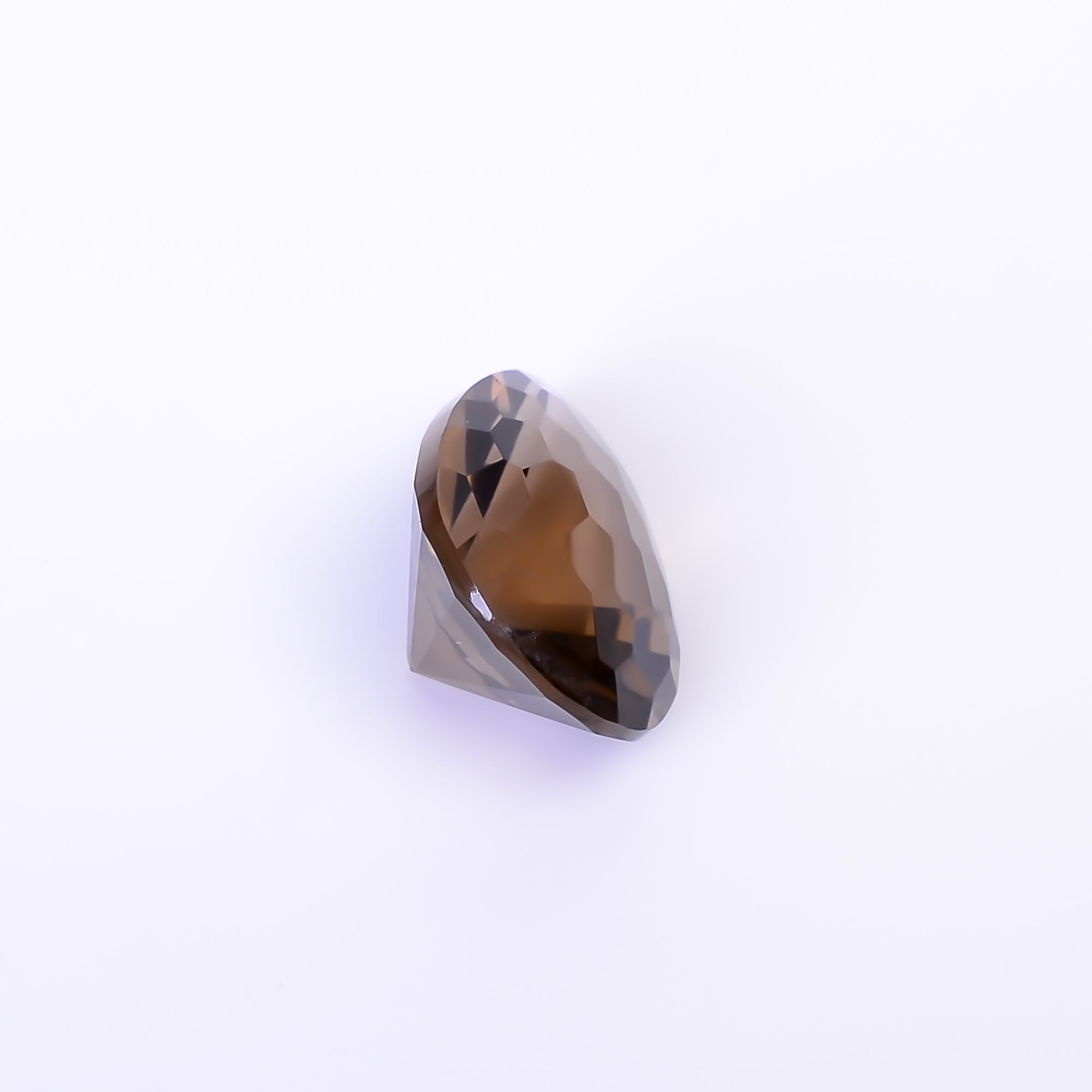 Natural Smoky Quartz Pear Shape Faceted Loose Gemstone For Making Jewelry 9.5 Ct. 17X12X9 mm Y-10492