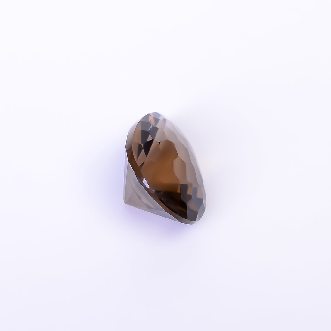 Natural Smoky Quartz Pear Shape Faceted Loose Gemstone For Making Jewelry 9.5 Ct. 17X12X9 mm Y-10492