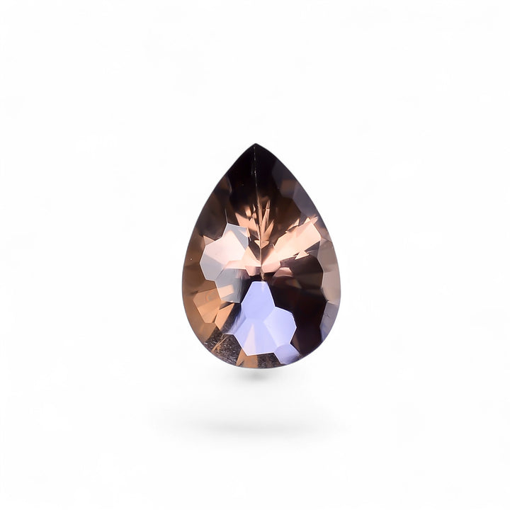 Natural Smoky Quartz Pear Shape Faceted Loose Gemstone For Making Jewelry 9.5 Ct. 17X12X9 mm Y-10492