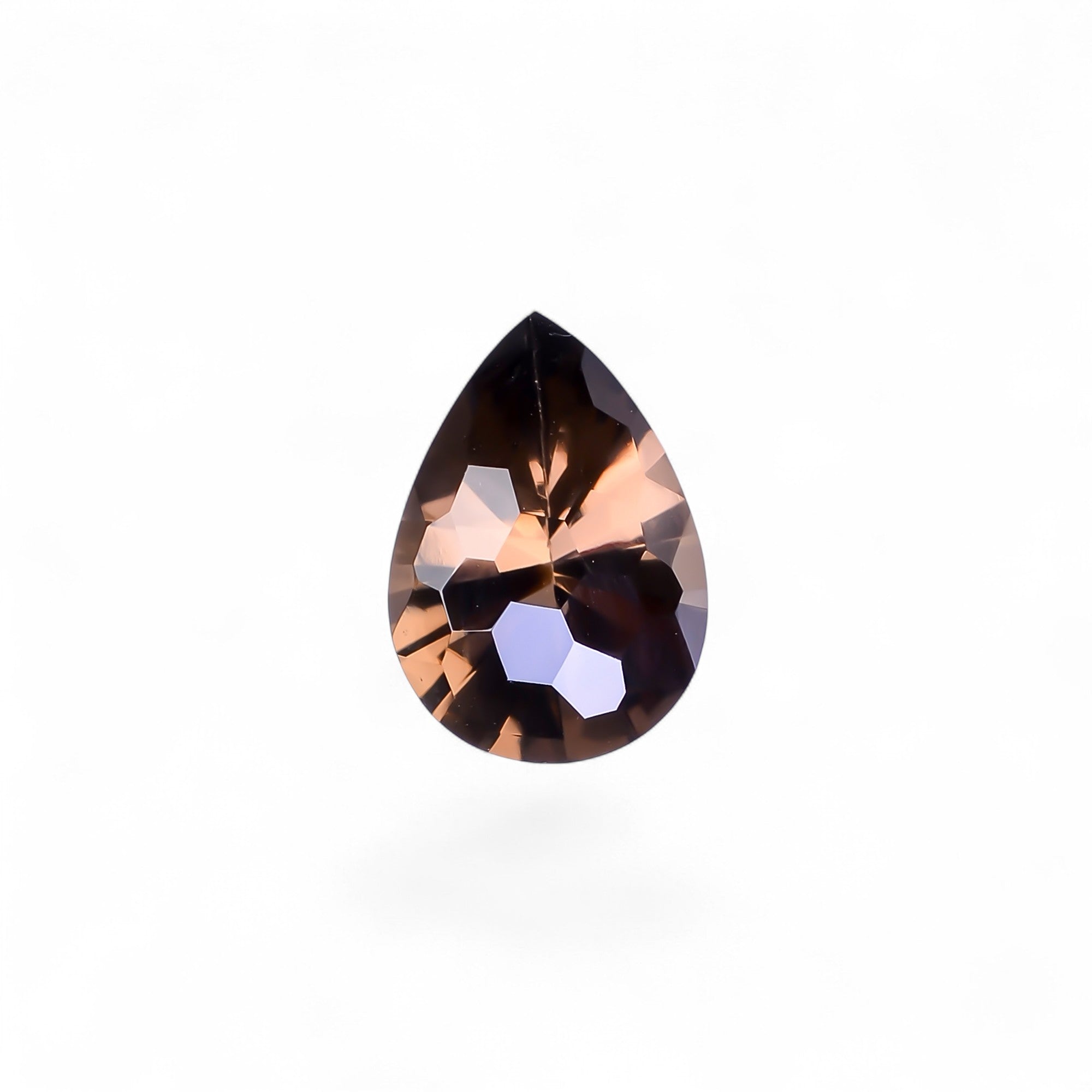 Natural Smoky Quartz Pear Shape Faceted Loose Gemstone For Making Jewelry 6.5 Ct. 16X11X8 mm Y-10493