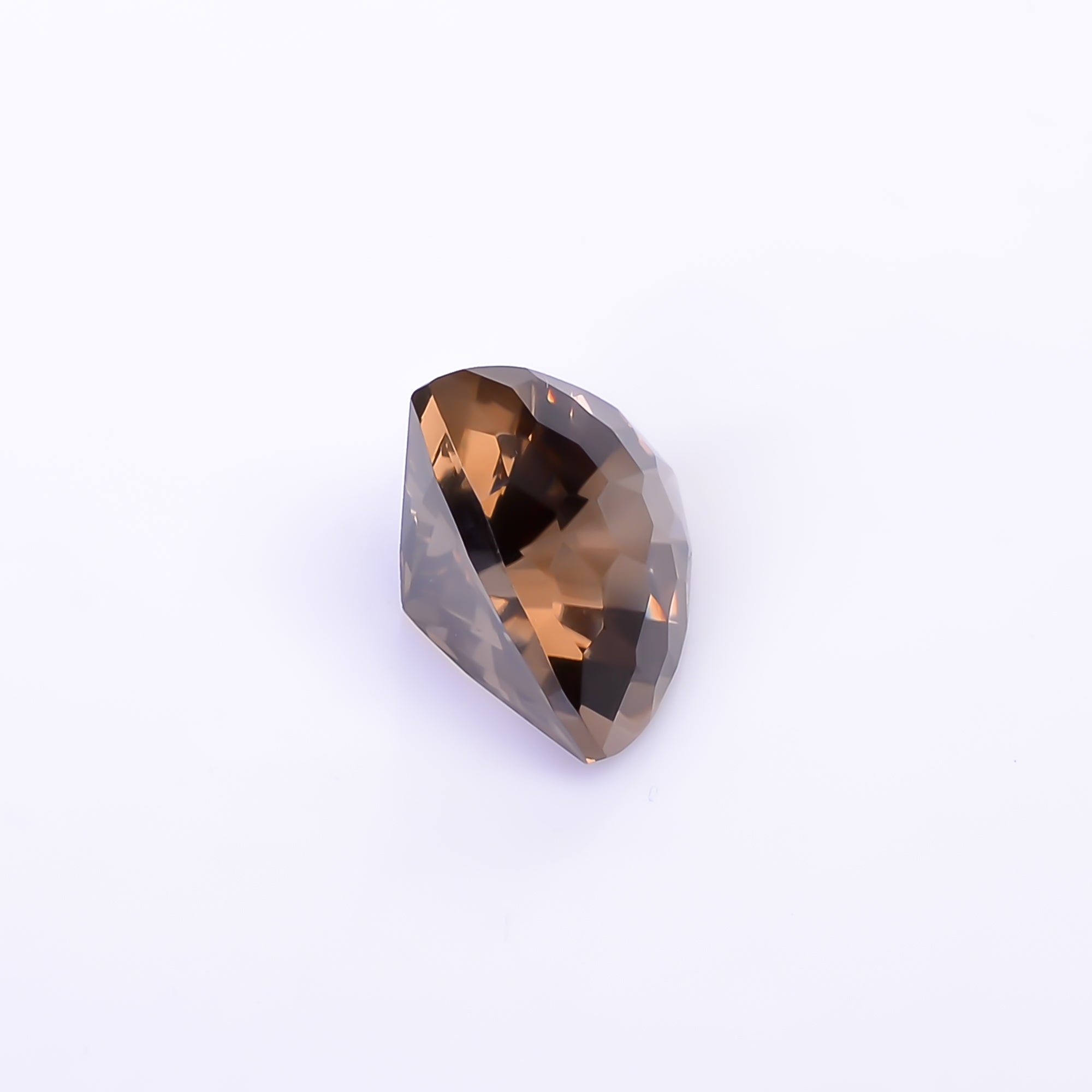 Natural Smoky Quartz Triangle Shape Faceted Loose Gemstone For Making Jewelry 6.5 Ct. 13X13X9 mm Y-10494