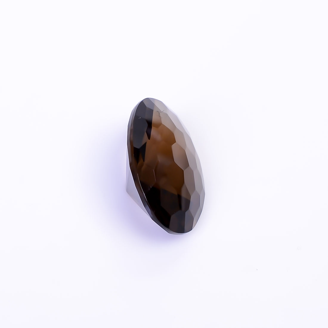 Natural Smoky Quartz Oval Shape Faceted Loose Gemstone For Making Jewelry 14.5 Ct. 20X15X9 mm Y-10496