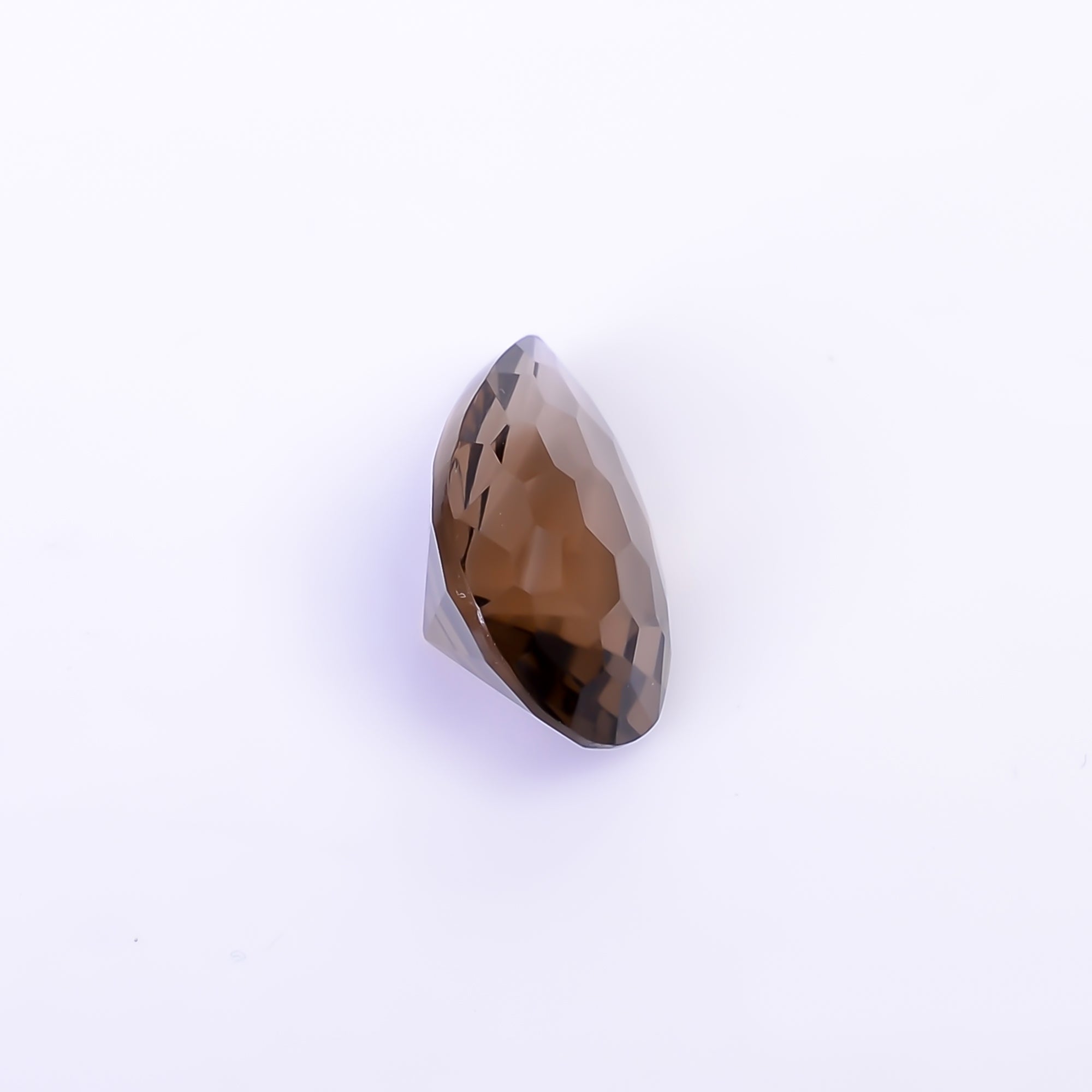 Natural Smoky Quartz Pear Shape Faceted Loose Gemstone For Making Jewelry 6.5 Ct. 17X11X7 mm Y-10497
