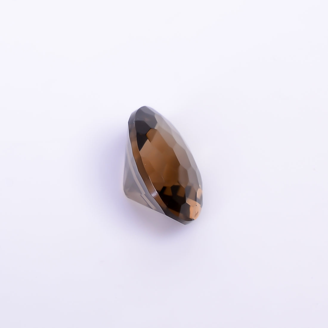 Natural Smoky Quartz Oval Shape Faceted Loose Gemstone For Making Jewelry 7.5 Ct. 15X11X8 mm Y-10498