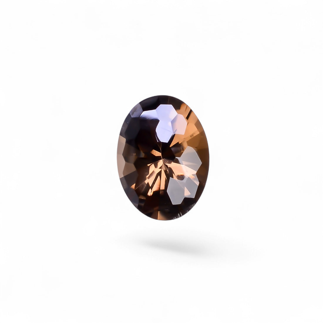 Natural Smoky Quartz Oval Shape Faceted Loose Gemstone For Making Jewelry 7.5 Ct. 15X11X8 mm Y-10498