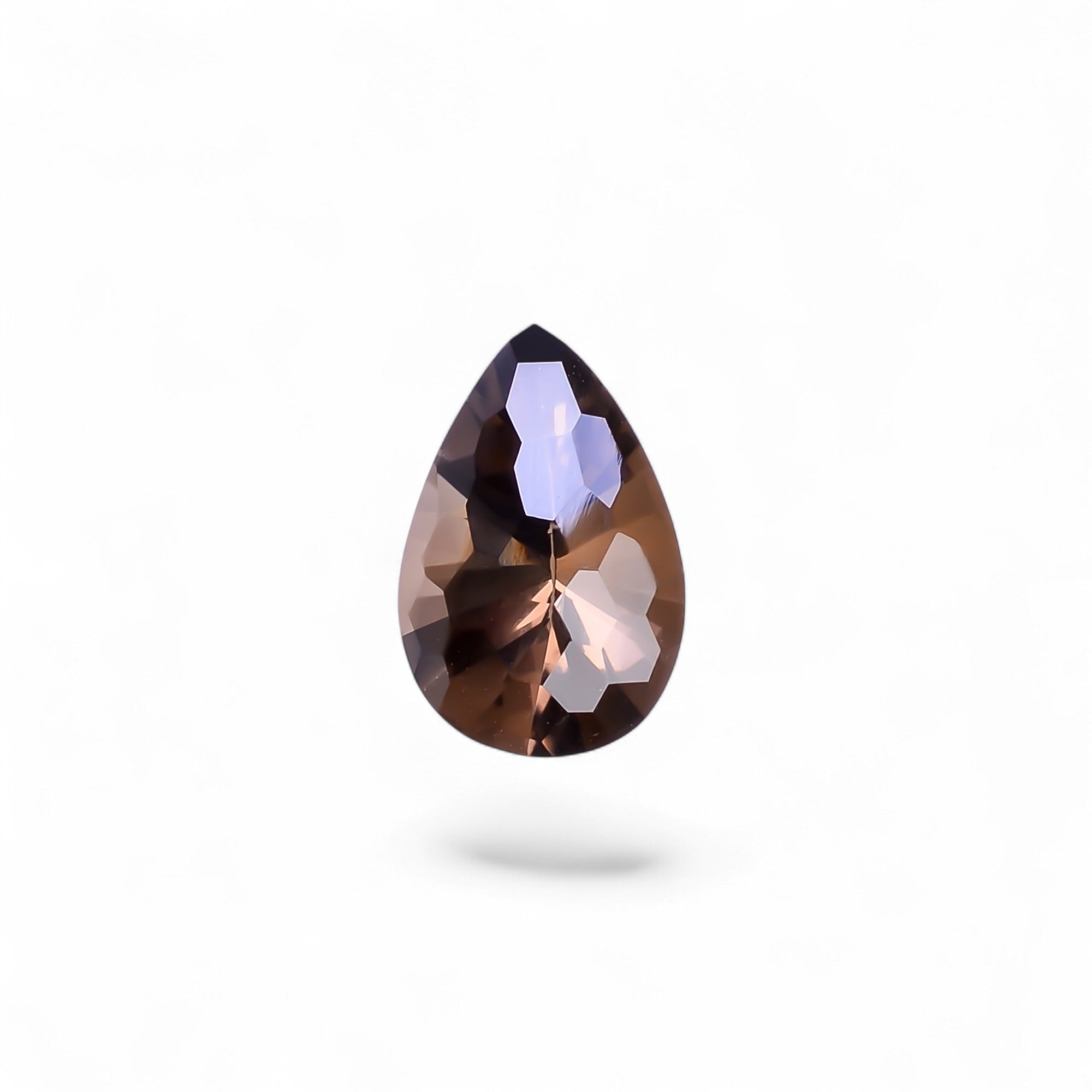 Natural Smoky Quartz Pear Shape Faceted Loose Gemstone For Making Jewelry 5 Ct. 15X9X7 mm Y-10499
