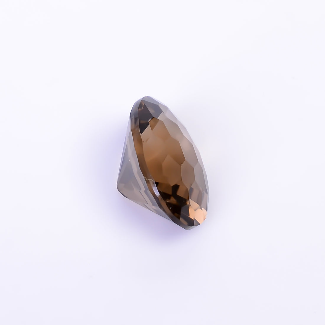 Natural Smoky Quartz Oval Shape Faceted Loose Gemstone For Making Jewelry 8 Ct. 15X12X9 mm Y-10500
