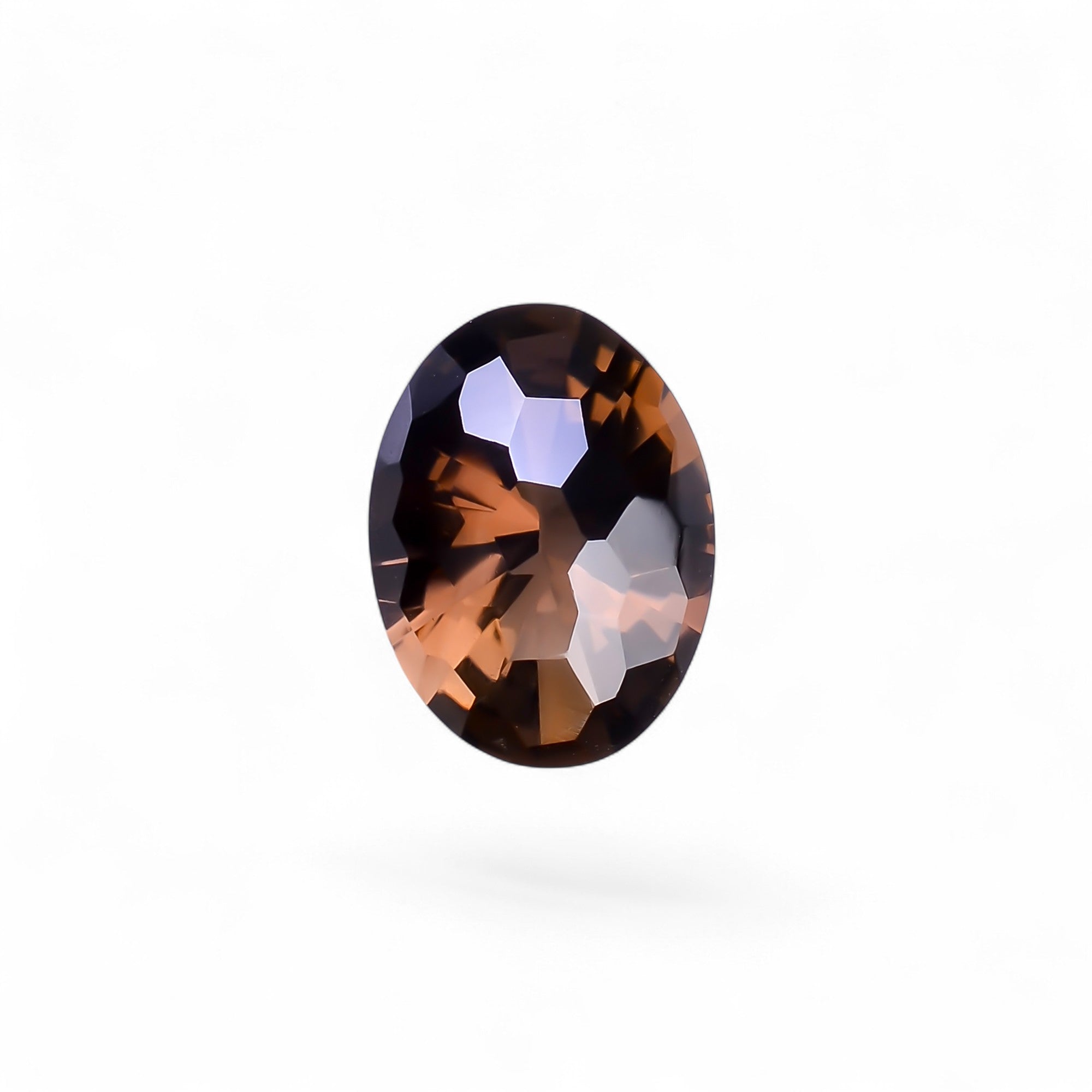 Natural Smoky Quartz Oval Shape Faceted Loose Gemstone For Making Jewelry 8 Ct. 16X12X8 mm Y-10502