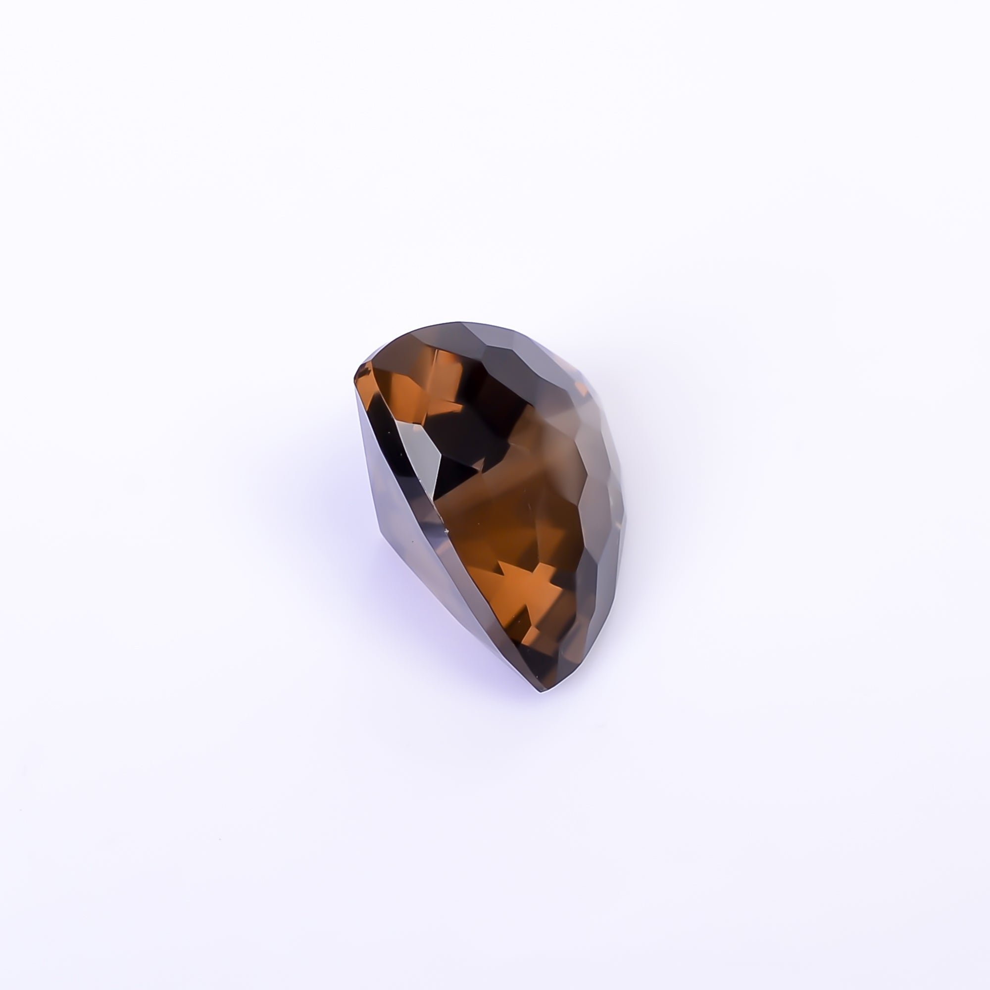 Natural Smoky Quartz Trillion Shape Faceted Loose Gemstone For Making Jewelry 8.5 Ct. 14X14X8 mm Y-10503