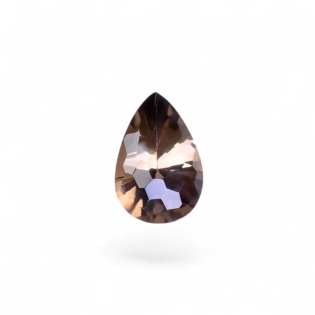Natural Smoky Quartz Pear Shape Faceted Loose Gemstone For Making Jewelry 3.5 Ct. 13X9X6 mm Y-10504