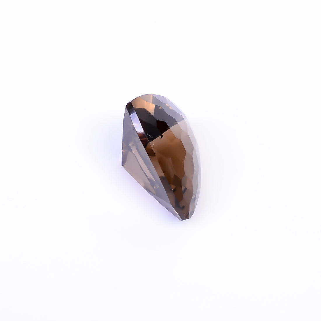 Natural Smoky Quartz Trillion Shape Faceted Loose Gemstone For Making Jewelry 8 Ct. 14X14X8 mm Y-10505