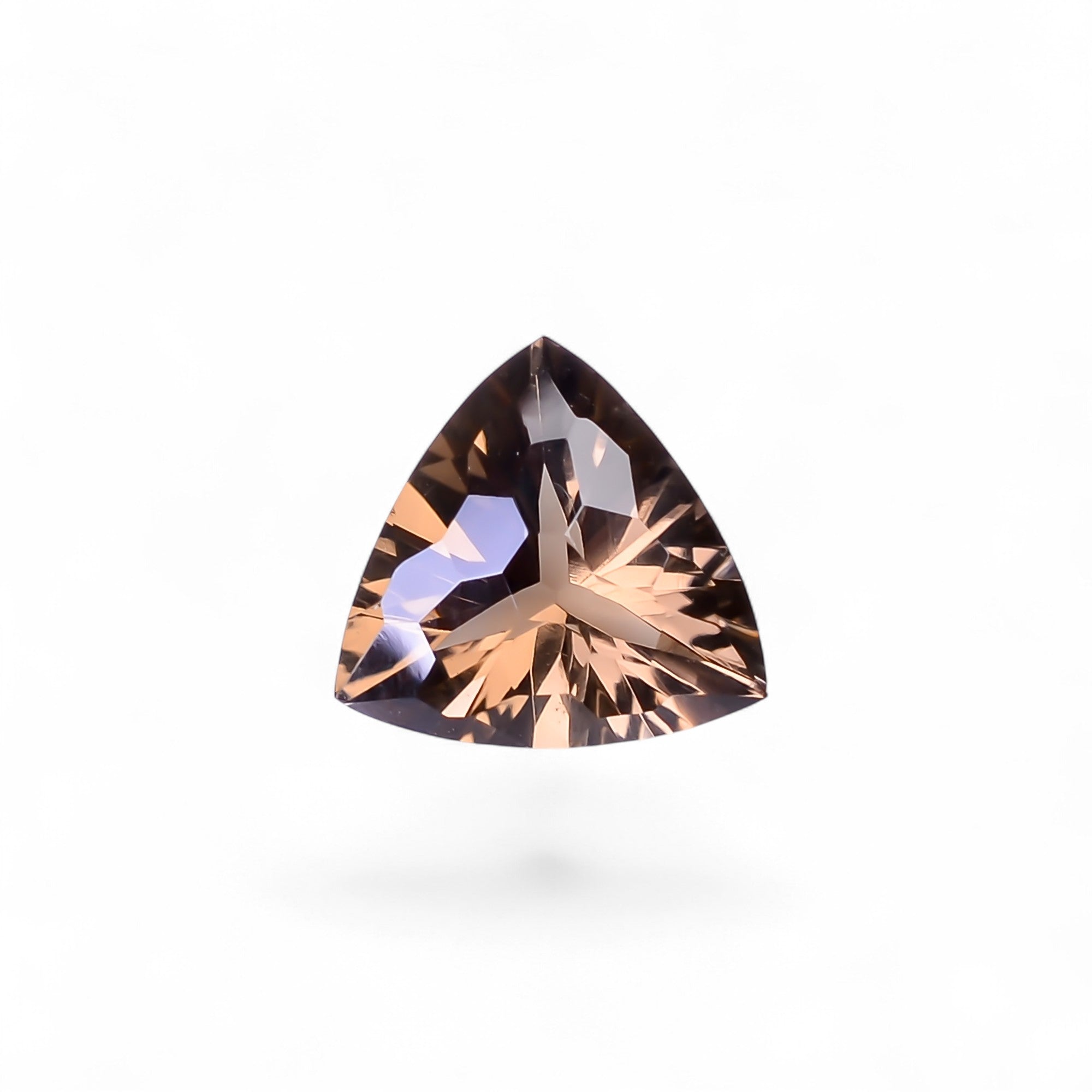 Natural Smoky Quartz Trillion Shape Faceted Loose Gemstone For Making Jewelry 4 Ct. 11X11X7 mm Y-10506