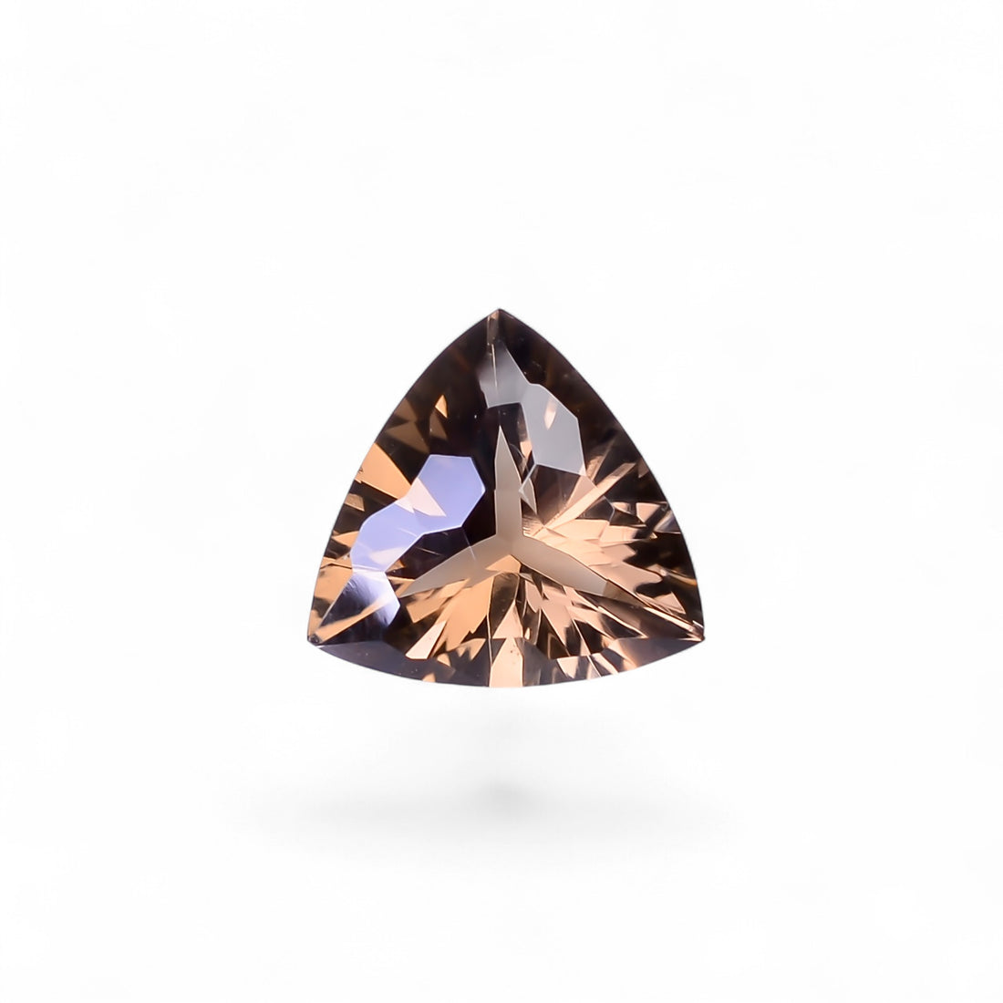 Natural Smoky Quartz Trillion Shape Faceted Loose Gemstone For Making Jewelry 4 Ct. 11X11X7 mm Y-10506