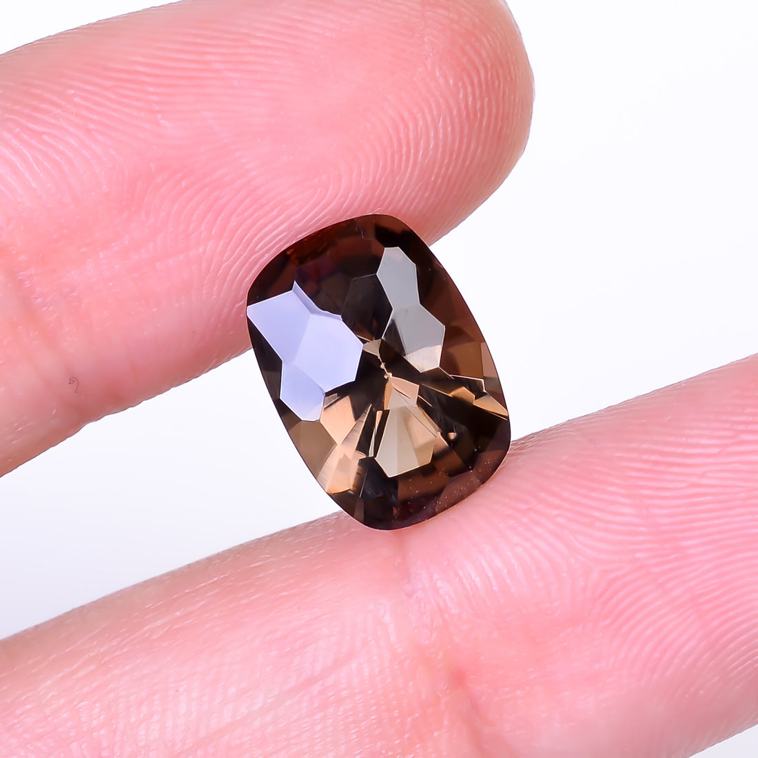 Natural Smoky Quartz Radiant Shape Faceted Loose Gemstone For Making Jewelry 5 Ct. 13X9X7 mm Y-10509
