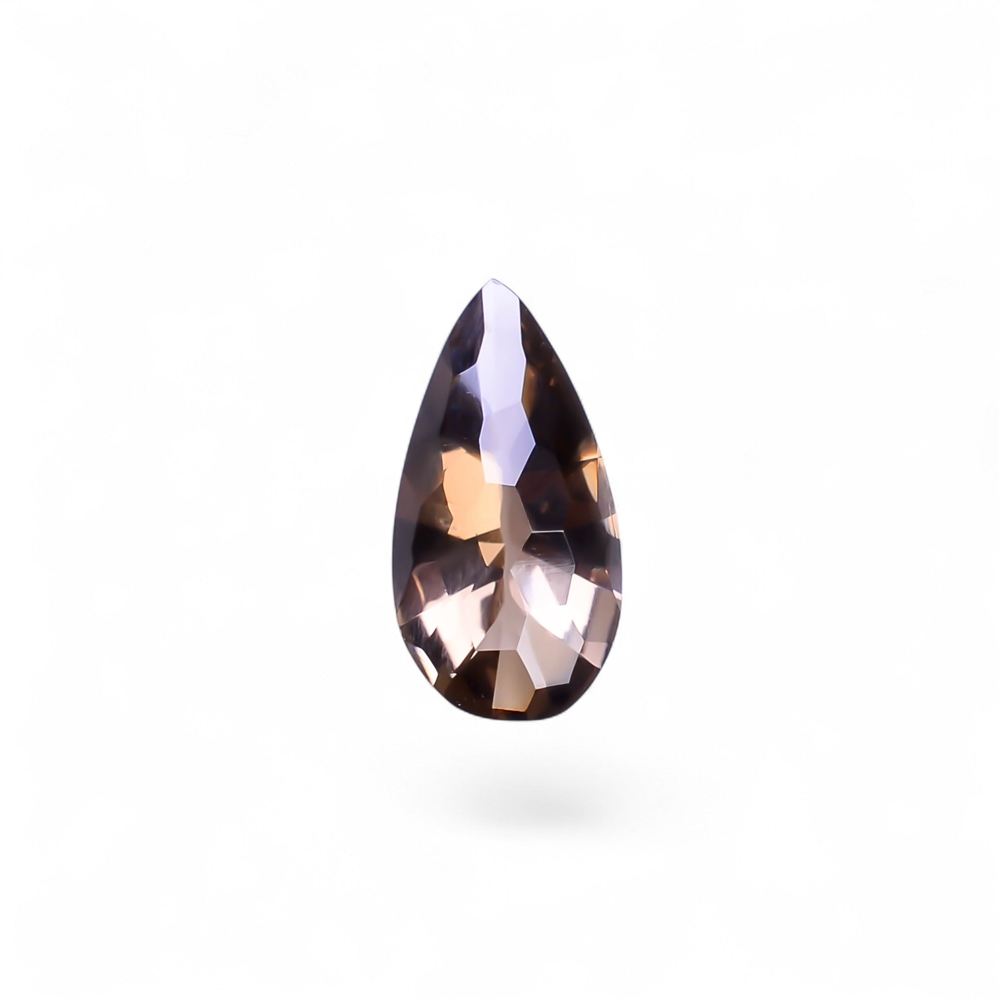 Natural Smoky Quartz Pear Shape Faceted Loose Gemstone For Making Jewelry 4 Ct. 16X8X5 mm Y-10510