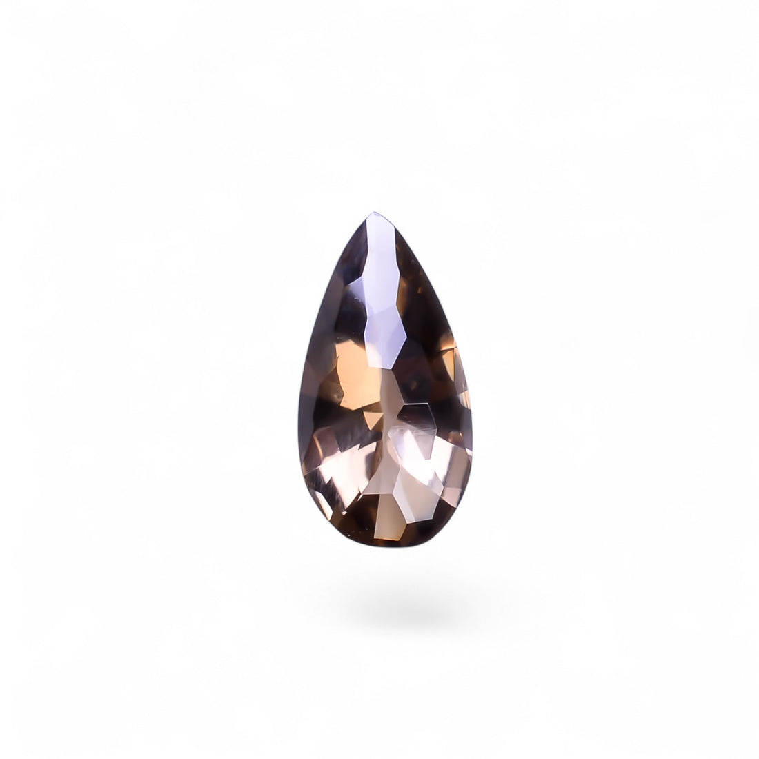 Natural Smoky Quartz Pear Shape Faceted Loose Gemstone For Making Jewelry 4 Ct. 16X8X5 mm Y-10510