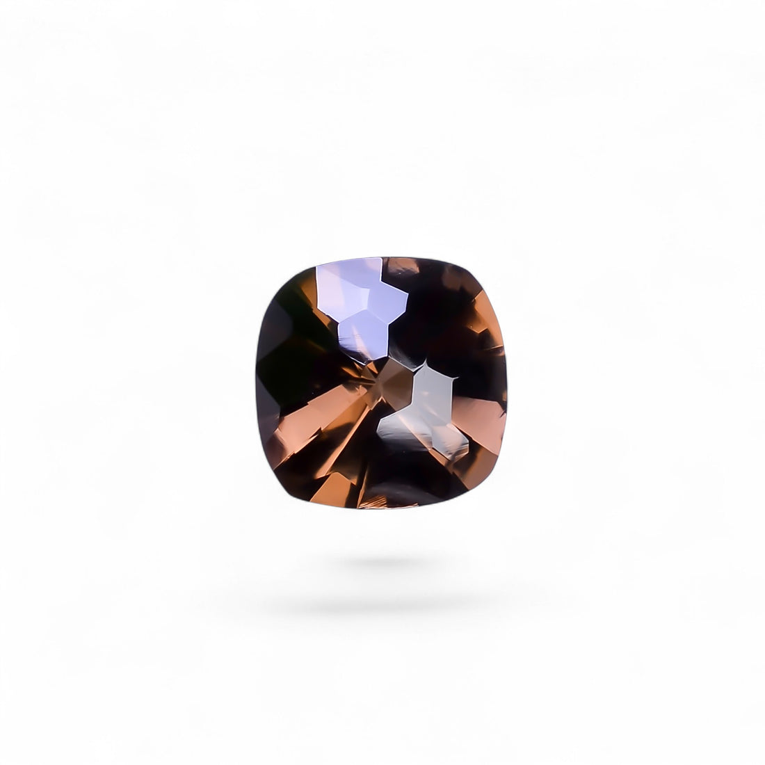 Natural Smoky Quartz Cushion Shape Faceted Loose Gemstone For Making Jewelry 3.5 Ct. 10X10X6 mm Y-10511