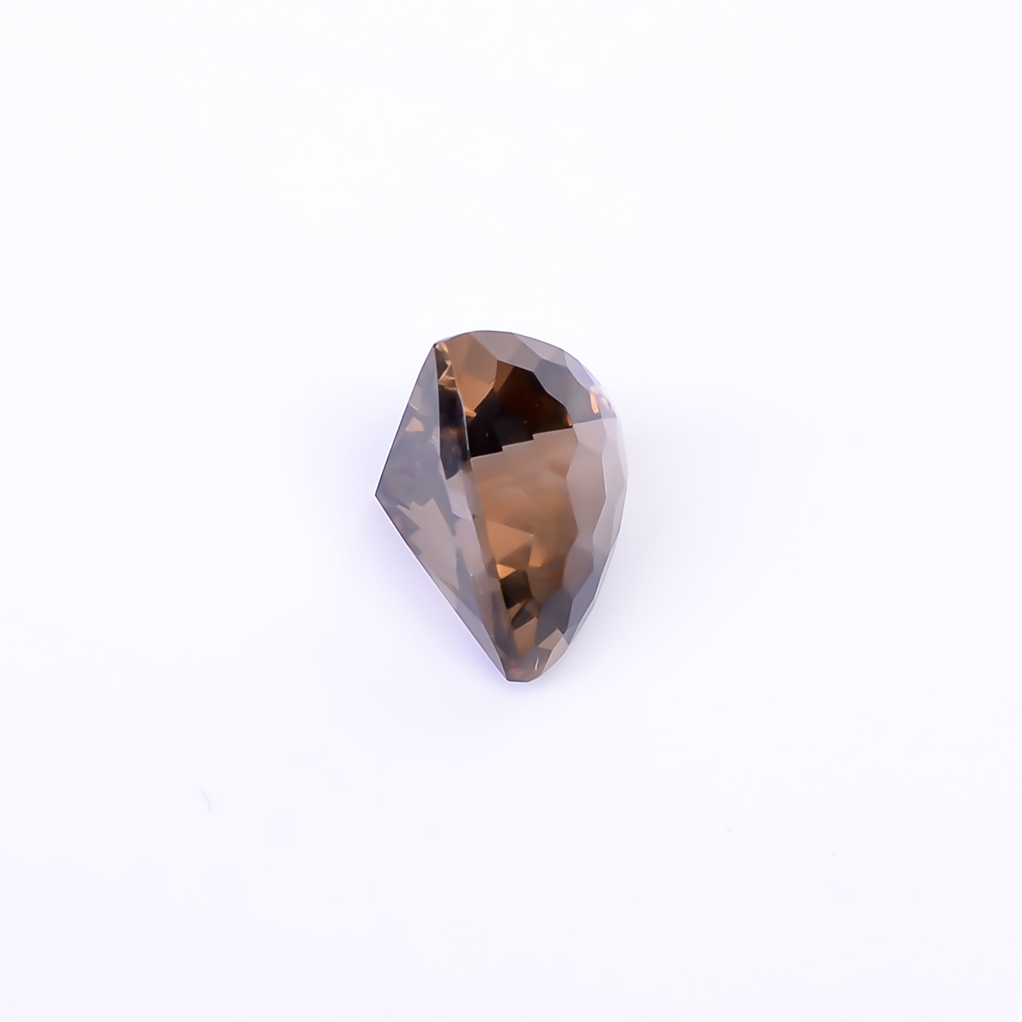 Natural Smoky Quartz Trillion Shape Faceted Loose Gemstone For Making Jewelry 3.5 Ct. 10X10X7 mm Y-10512