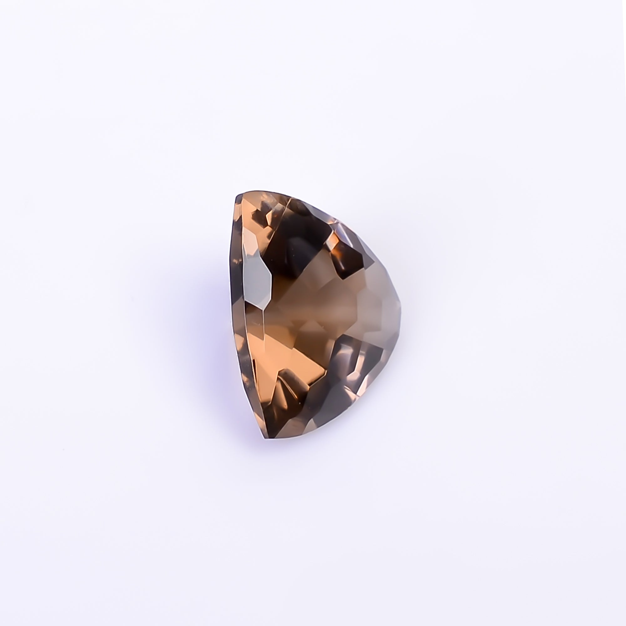 Natural Smoky Quartz Trillion Shape Faceted Loose Gemstone For Making Jewelry 3 Ct. 10X10X6 mm Y-10513
