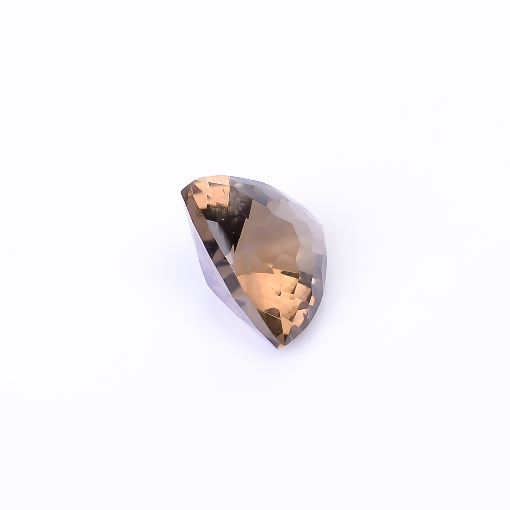 Natural Smoky Quartz Trillion Shape Faceted Loose Gemstone For Making Jewelry 3.5 Ct. 10X10X6 mm Y-10514