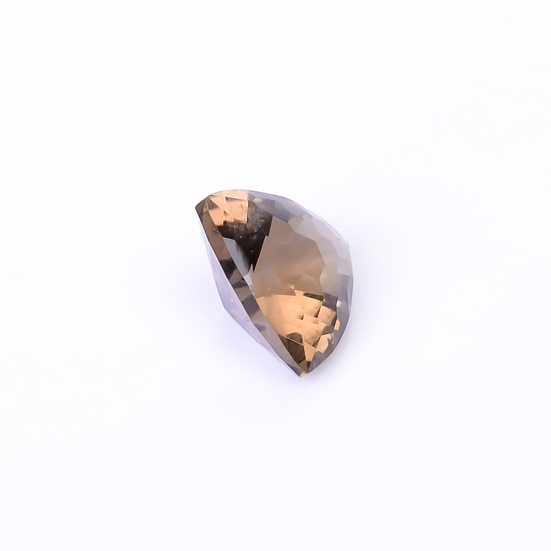 Natural Smoky Quartz Trillion Shape Faceted Loose Gemstone For Making Jewelry 3.5 Ct. 10X10X6 mm Y-10514