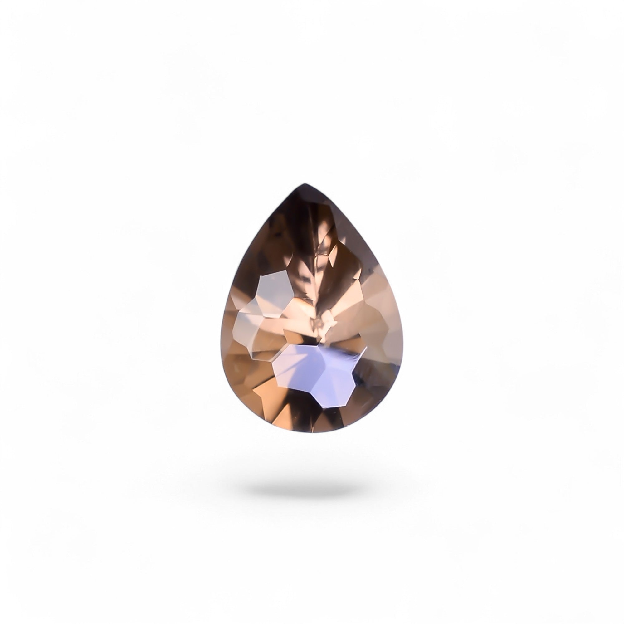 Natural Smoky Quartz Pear Shape Faceted Loose Gemstone For Making Jewelry 3 Ct. 12X9X6 mm Y-10515