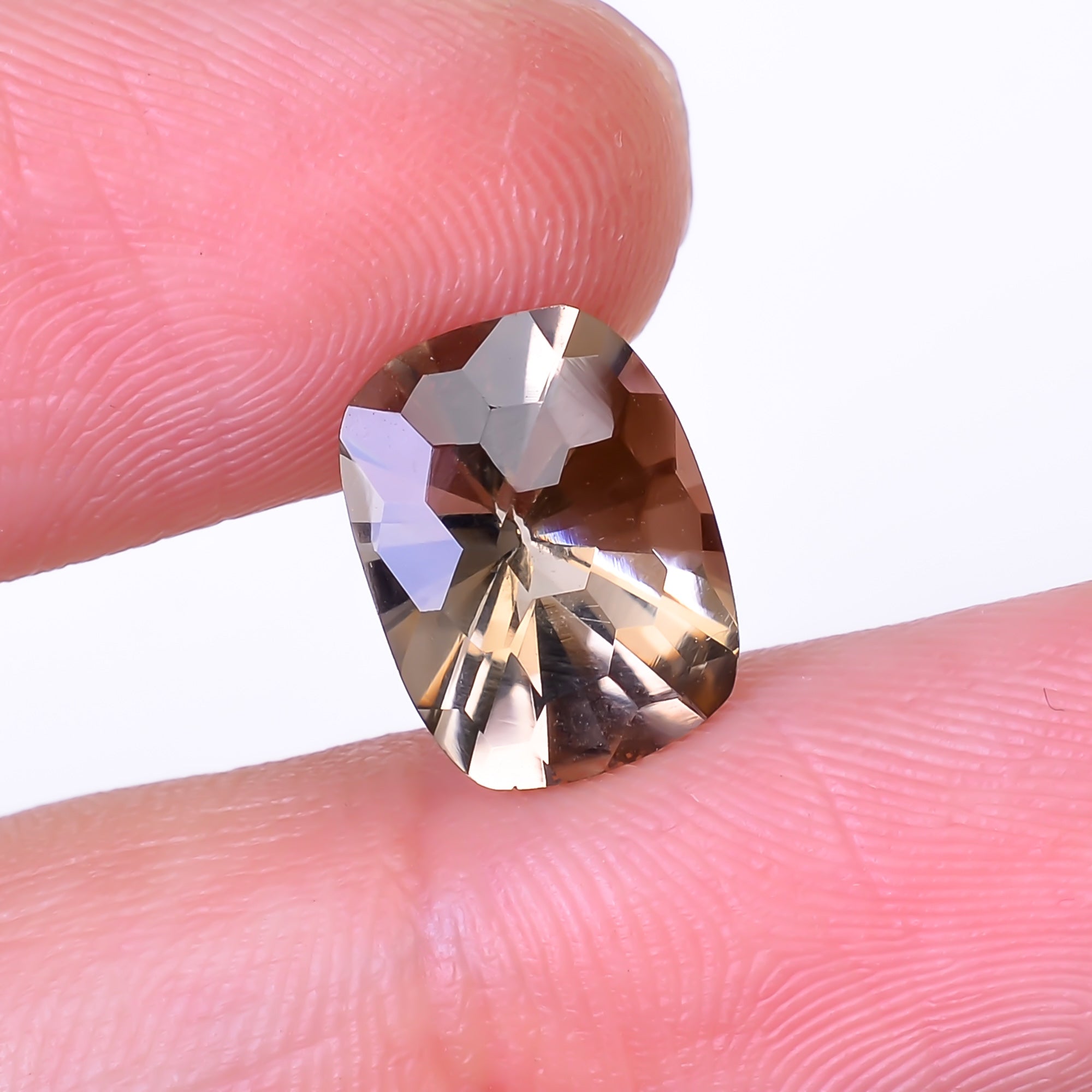Natural Smoky Quartz Radiant Shape Faceted Loose Gemstone For Making Jewelry 3.5 Ct. 11X8X6 mm Y-10516