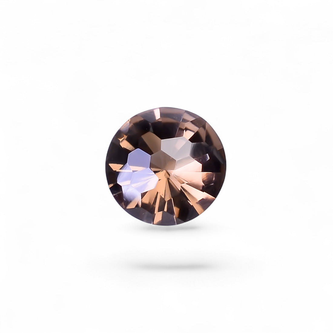 Natural Smoky Quartz Round Shape Faceted Loose Gemstone For Making Jewelry 3.5 Ct. 10X10X6 mm Y-10518