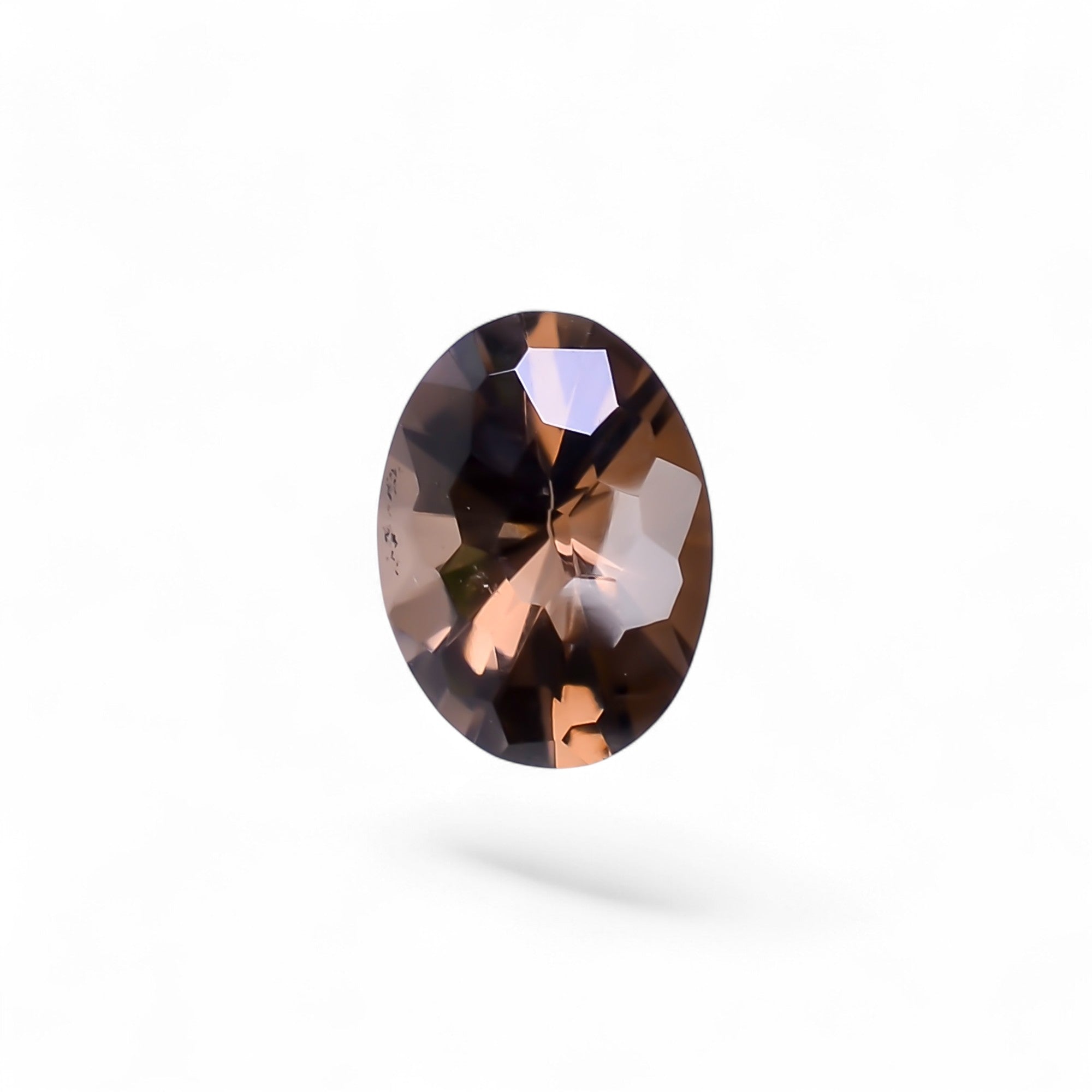 Natural Smoky Quartz Oval Shape Faceted Loose Gemstone For Making Jewelry 4 Ct. 12X9X7 mm Y-10519