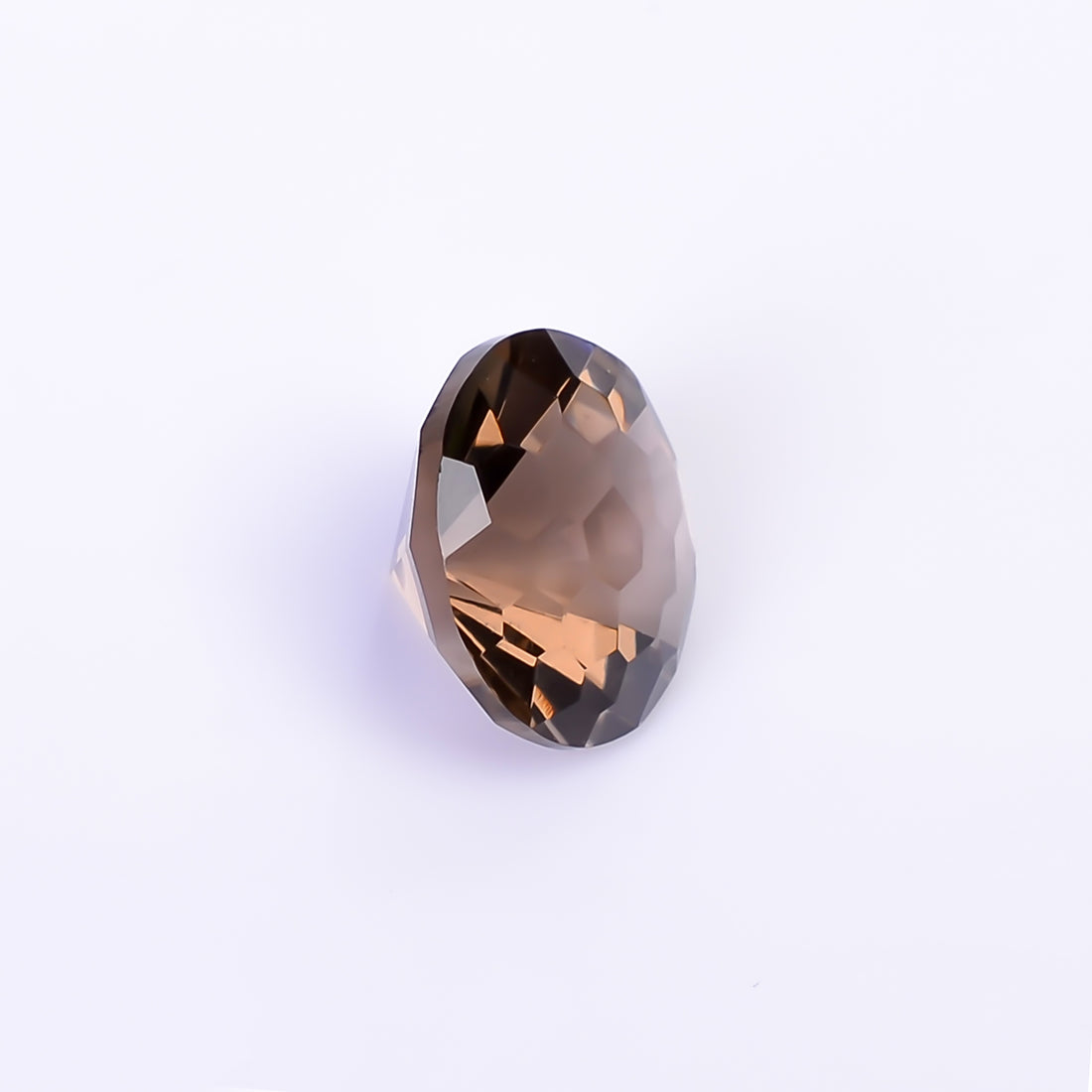 Natural Smoky Quartz Round Shape Faceted Loose Gemstone For Making Jewelry 2.5 Ct. 9X9X6 mm Y-10521