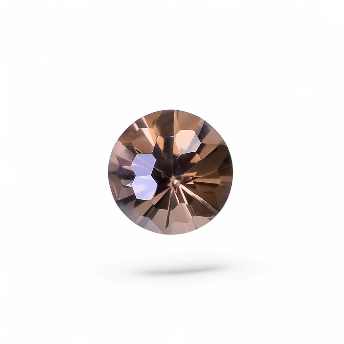 Natural Smoky Quartz Round Shape Faceted Loose Gemstone For Making Jewelry 2.5 Ct. 9X9X6 mm Y-10521