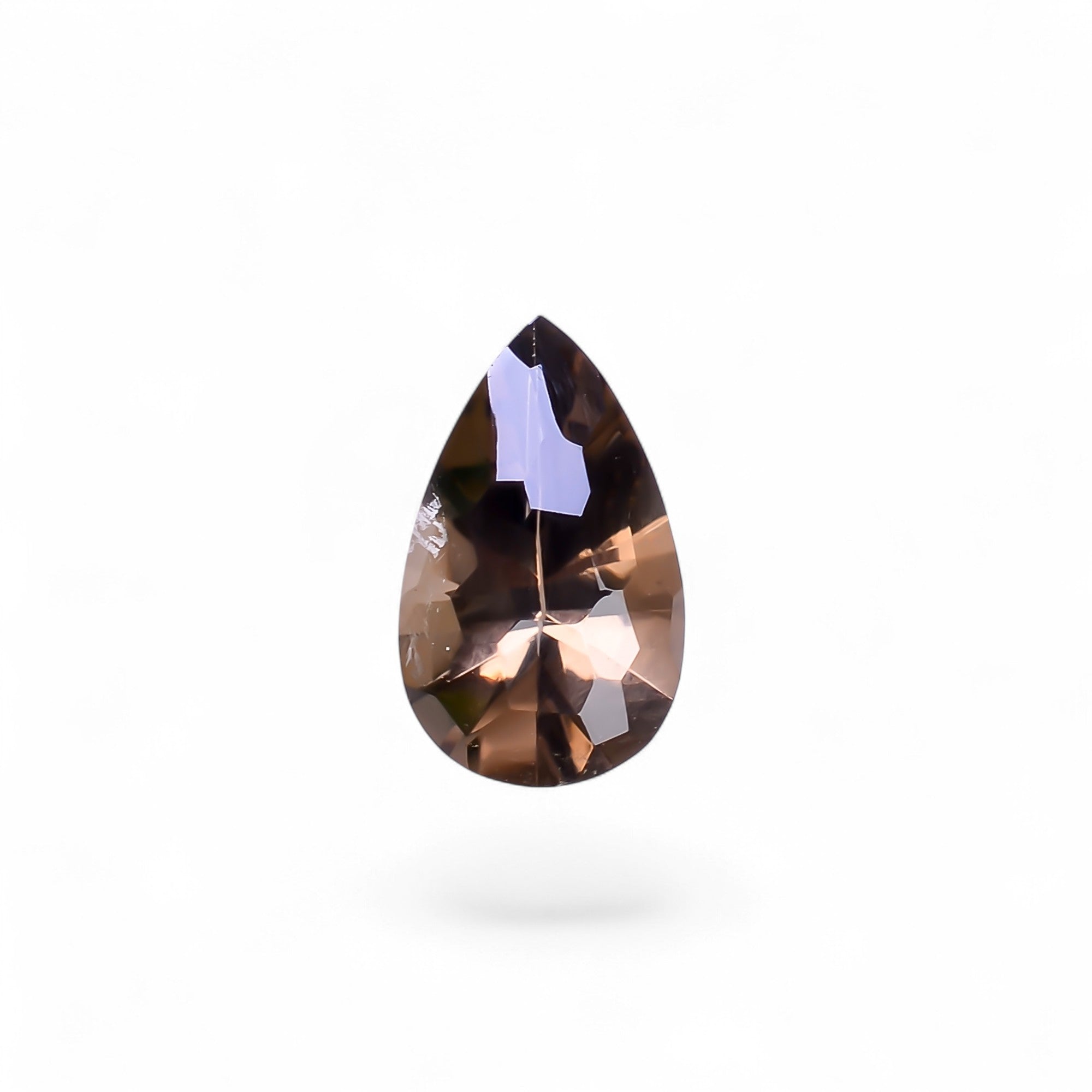 Natural Smoky Quartz Pear Shape Faceted Loose Gemstone For Making Jewelry 1.5 Ct. 10X6X5 mm Y-10522
