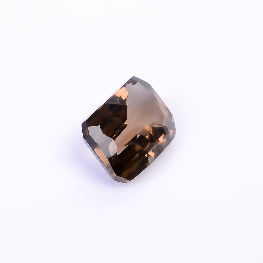 Natural Smoky Quartz Radiant Shape Faceted Loose Gemstone For Making Jewelry 3.5 Ct. 11X7X5 mm Y-10523