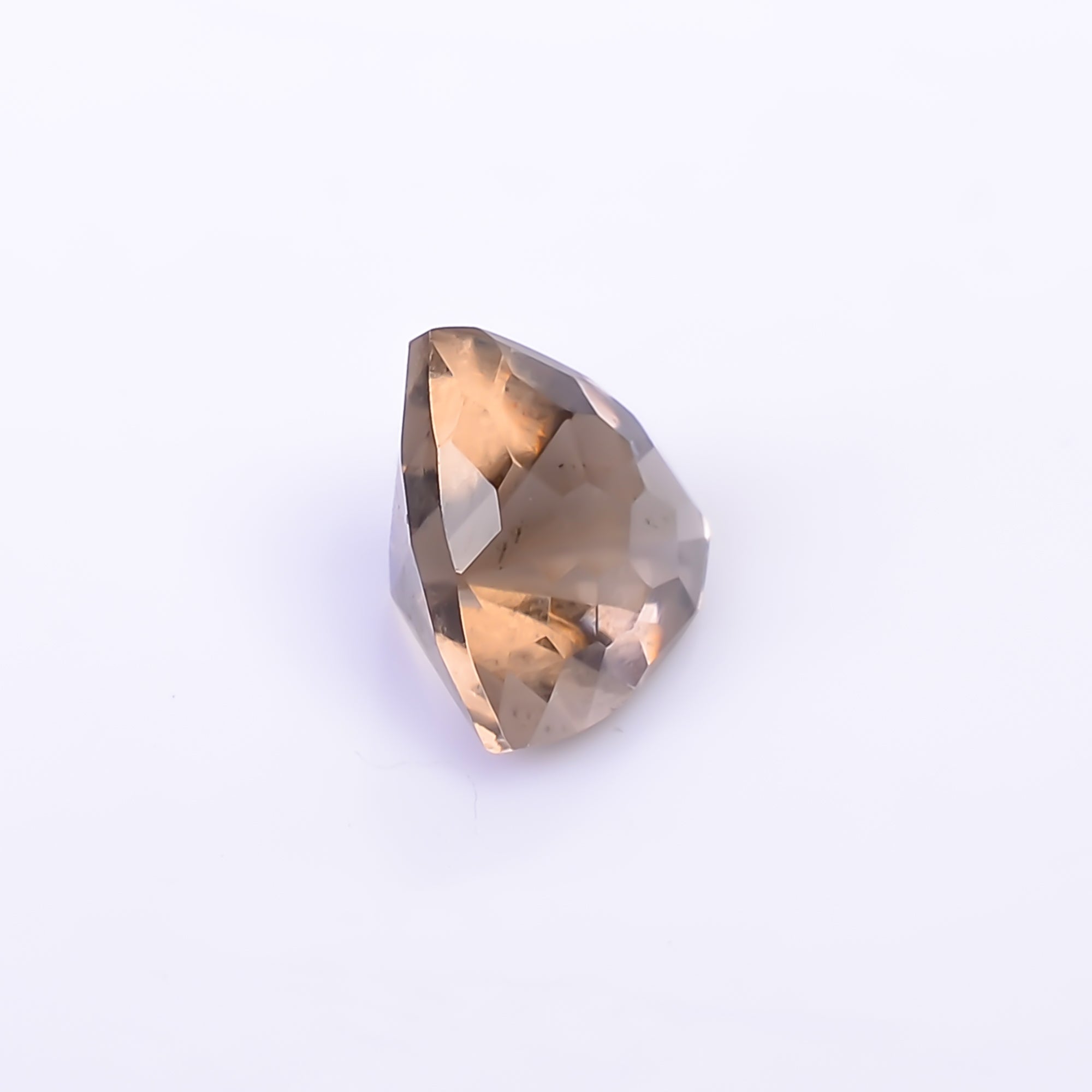 Natural Smoky Quartz Trillion Shape Faceted Loose Gemstone For Making Jewelry 2 Ct. 7X7X5 mm Y-10525