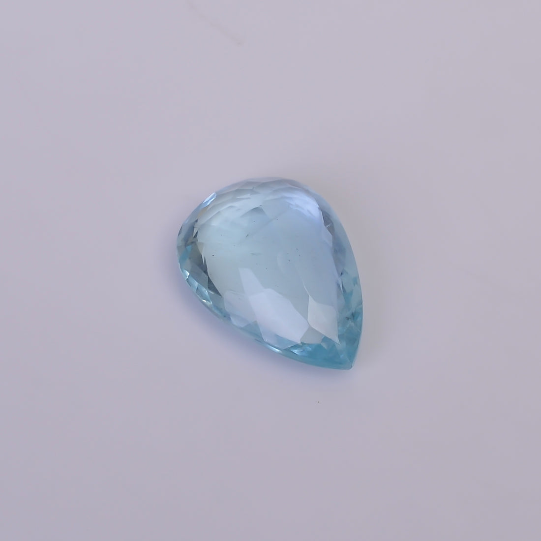 Natural Aquamarine Pear Shape Cut Stone Loose Gemstone For Making Jewelry 5.5 Ct. 15X11X5 mm Y-10526