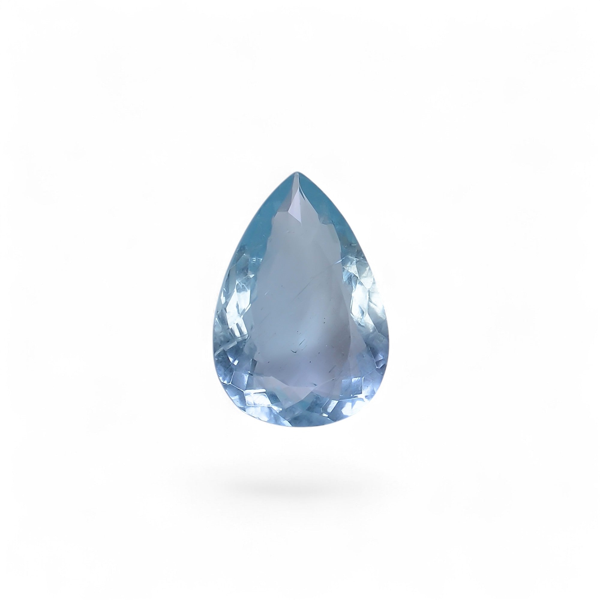 Natural Aquamarine Pear Shape Cut Stone Loose Gemstone For Making Jewelry 5.5 Ct. 15X11X5 mm Y-10526