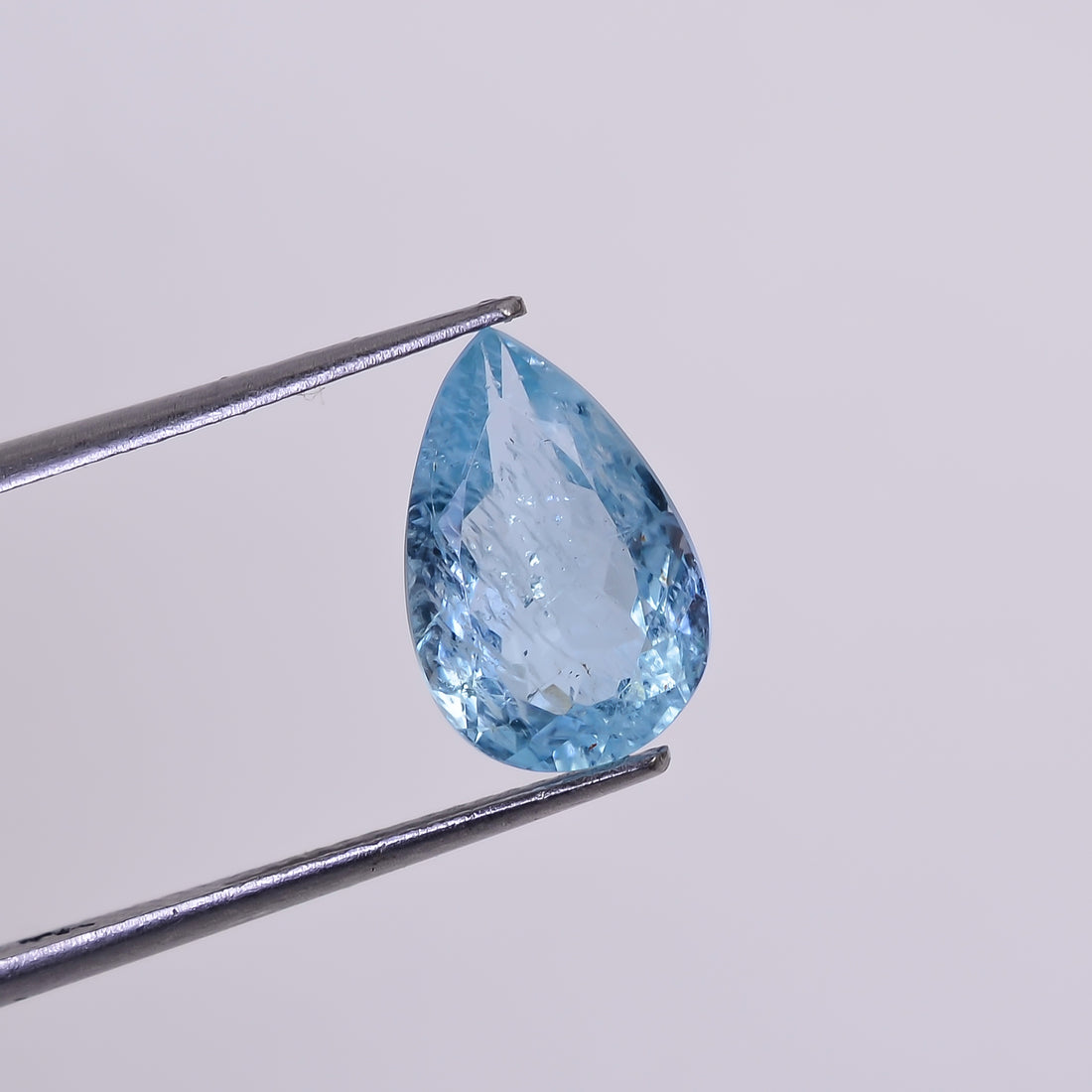 Natural Aquamarine Pear Shape Cut Stone Loose Gemstone For Making Jewelry 2.5 Ct. 11X7X5 mm Y-10527