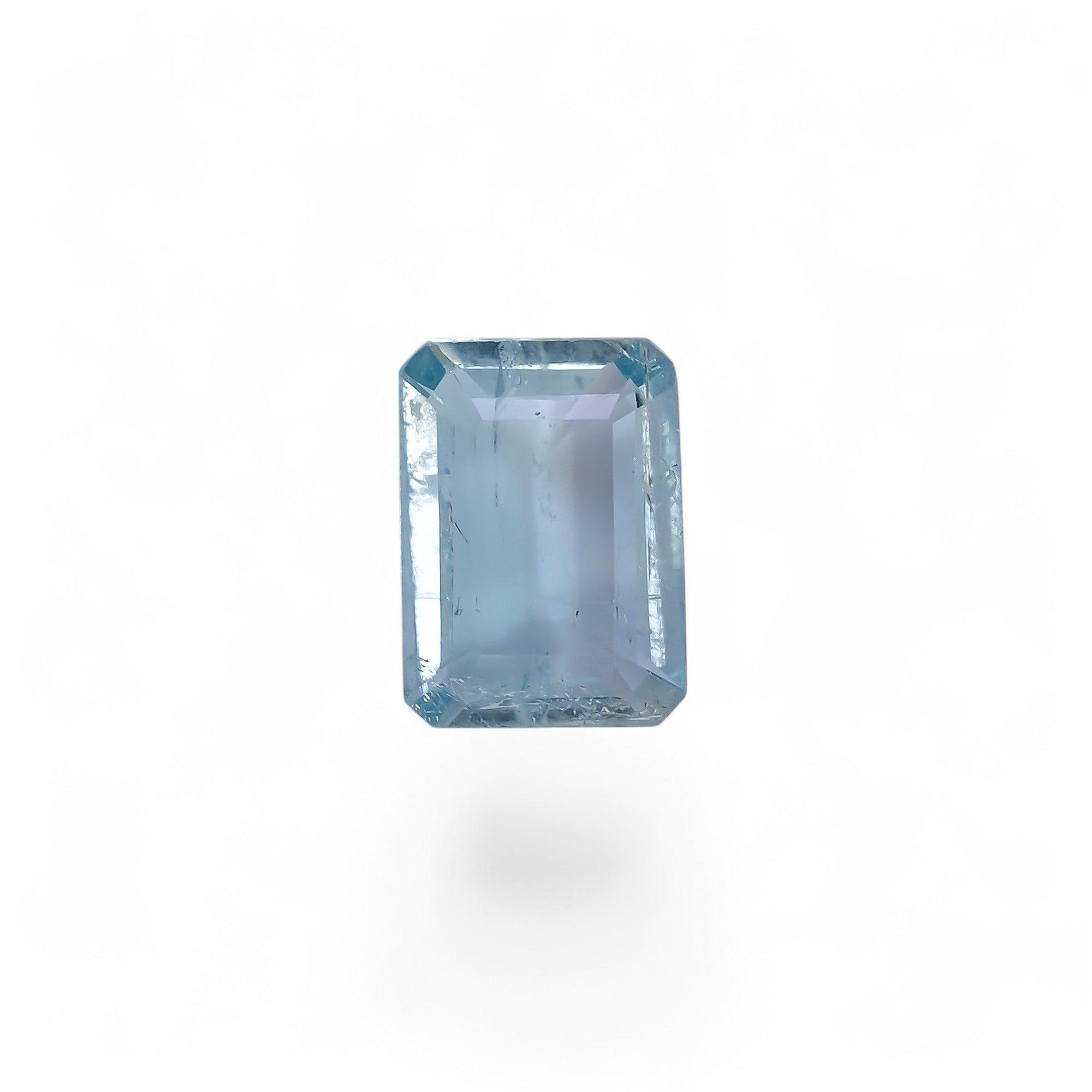 Natural Aquamarine Radiant Shape Cut Stone Loose Gemstone For Making Jewelry 4 Ct. 13X9X4 mm Y-10529