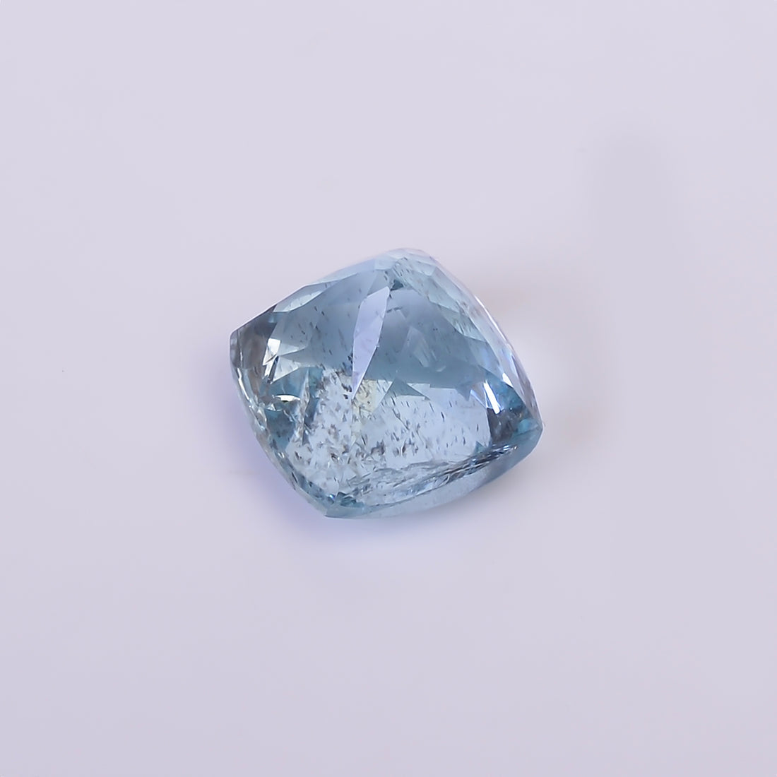Natural Aquamarine Cushion Shape Cut Stone Loose Gemstone For Making Jewelry 7 Ct. 10X10X9 mm Y-10530