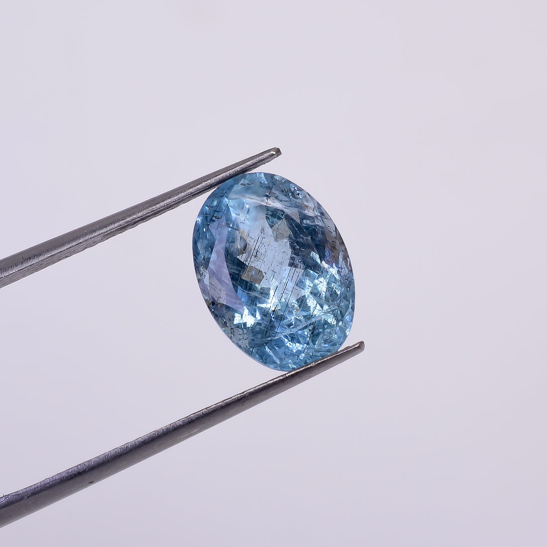 Natural Aquamarine Oval Shape Cut Stone Loose Gemstone For Making Jewelry 4.5 Ct. 12X9X6 mm Y-10531