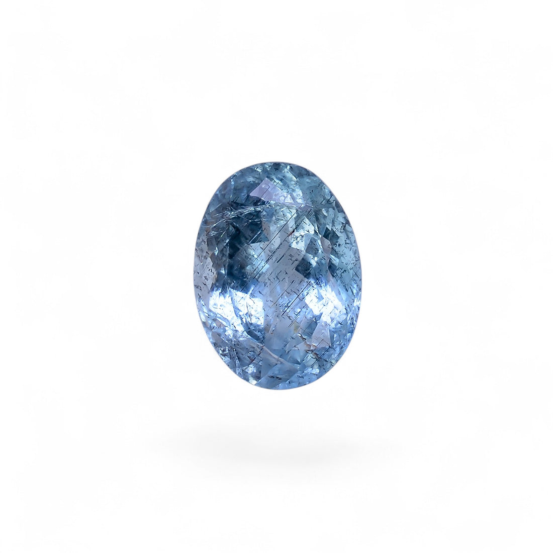 Natural Aquamarine Oval Shape Cut Stone Loose Gemstone For Making Jewelry 4.5 Ct. 12X9X6 mm Y-10531