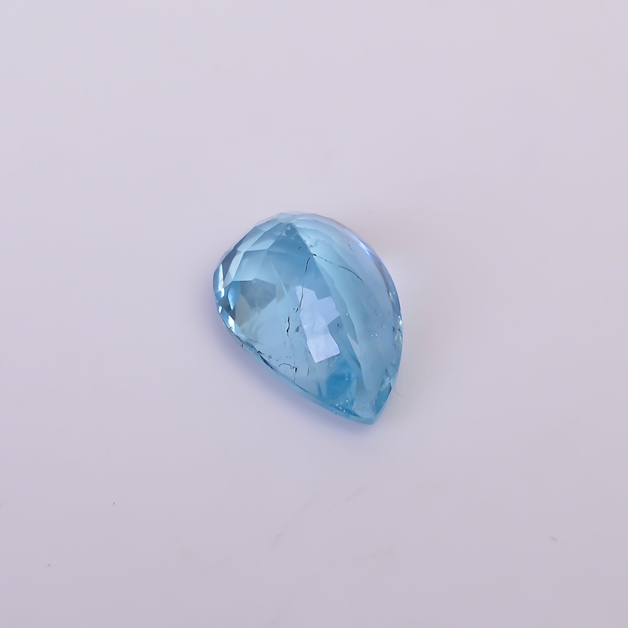 Natural Aquamarine Pear Shape Cut Stone Loose Gemstone For Making Jewelry 3.5 Ct. 13X8X6 MM Y-10532