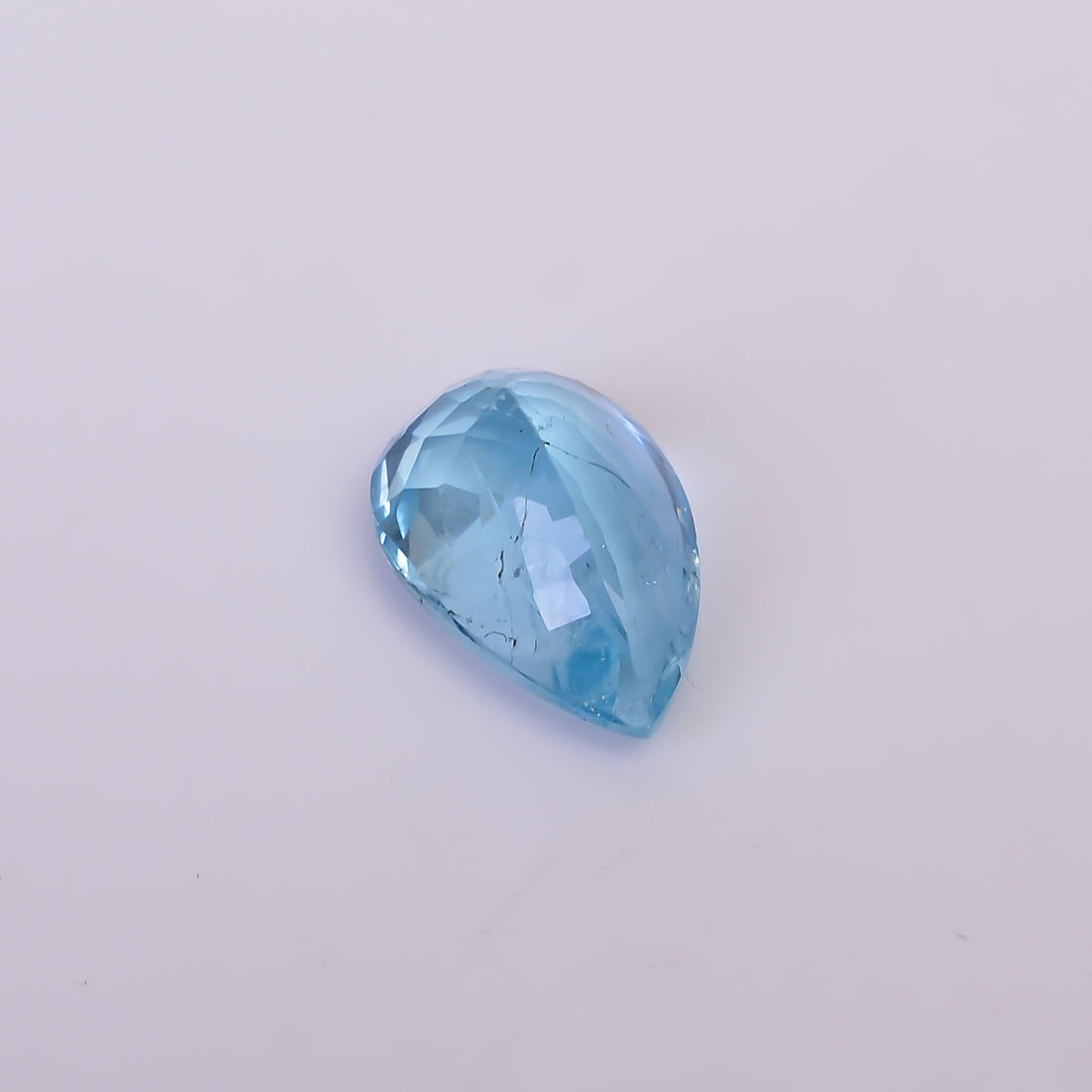 Natural Aquamarine Pear Shape Cut Stone Loose Gemstone For Making Jewelry 3.5 Ct. 13X8X6 MM Y-10532