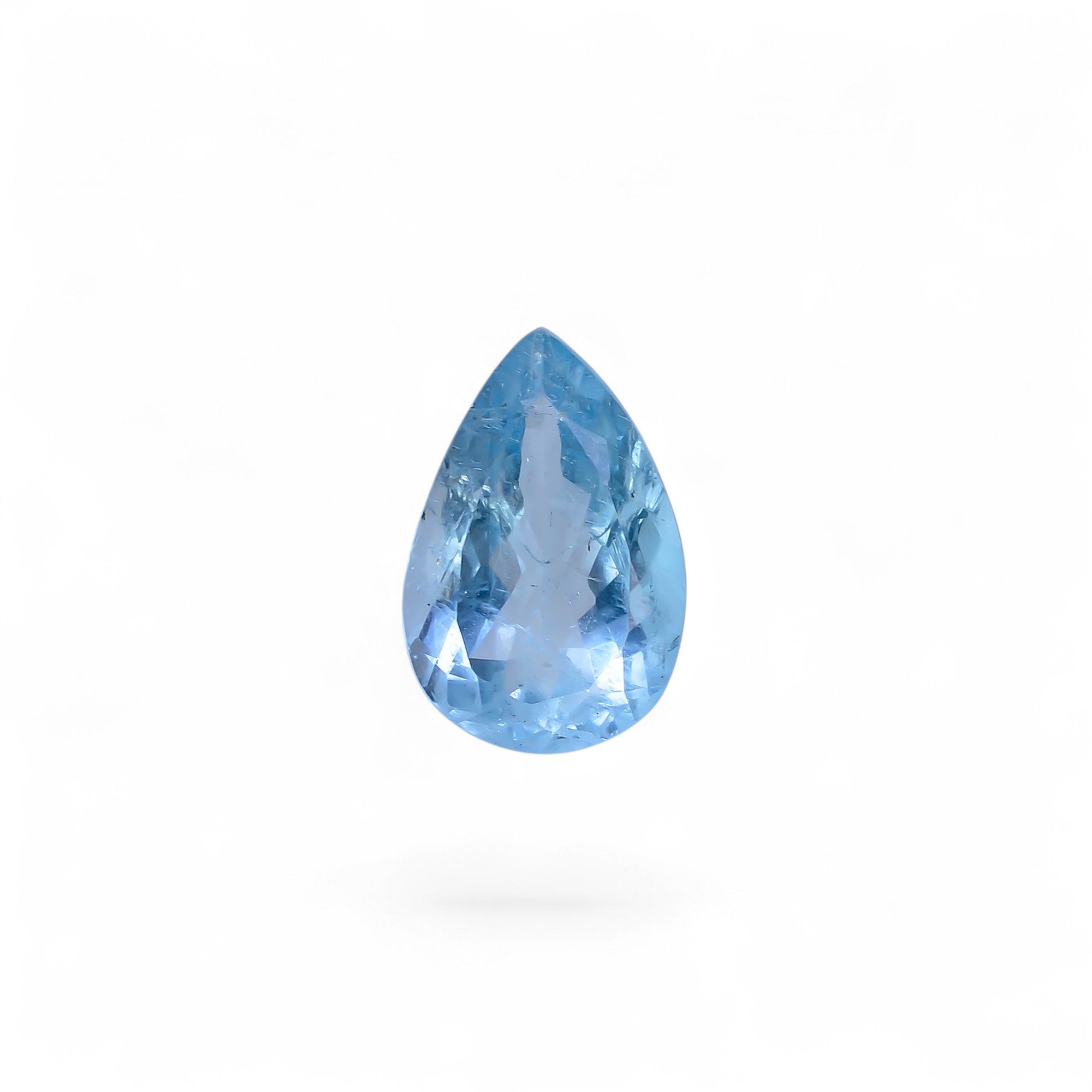 Natural Aquamarine Pear Shape Cut Stone Loose Gemstone For Making Jewelry 3.5 Ct. 13X8X6 MM Y-10532