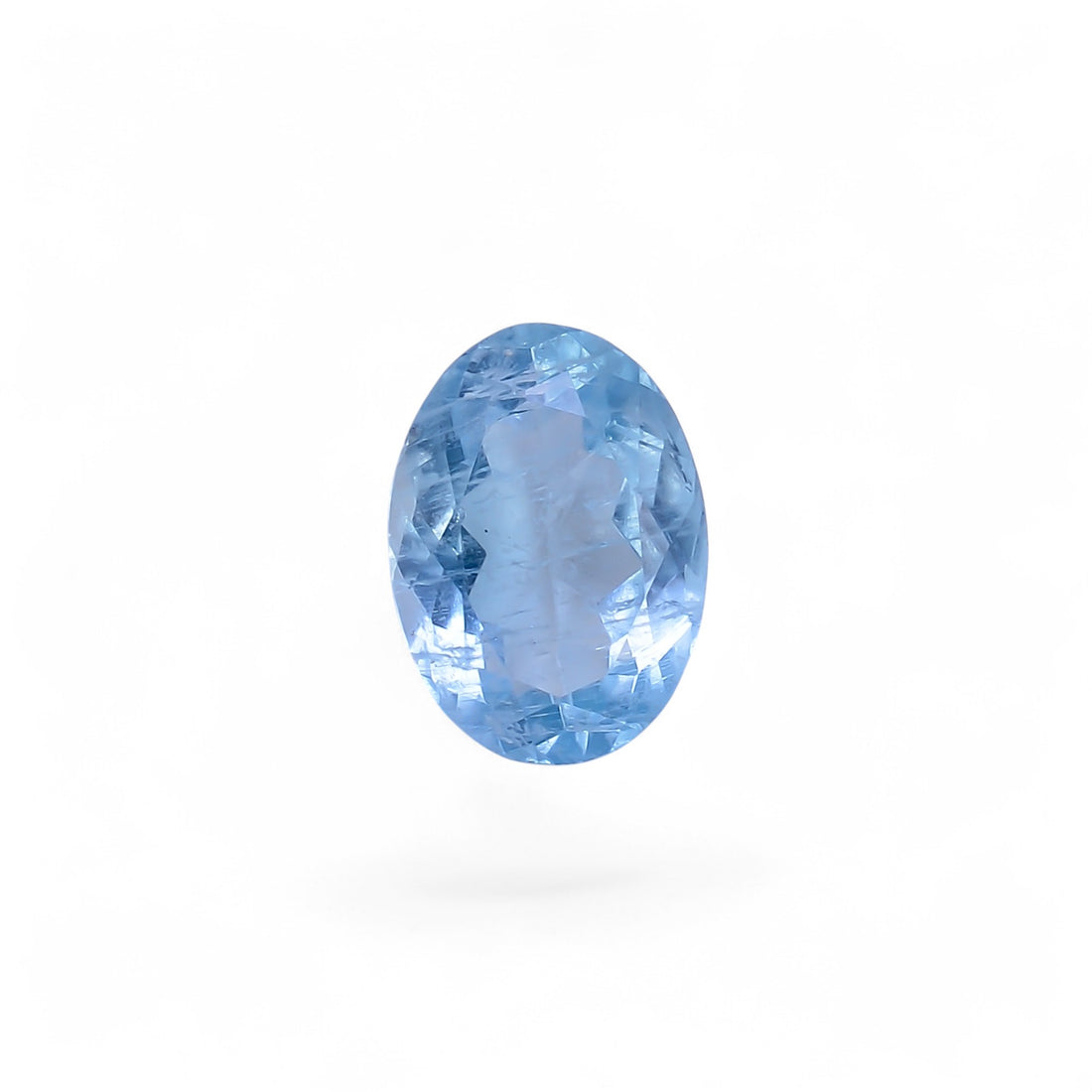 Natural Aquamarine Oval Shape Cut Stone Loose Gemstone For Making Jewelry 3.5 Ct. 11X8X5 MM Y-10533