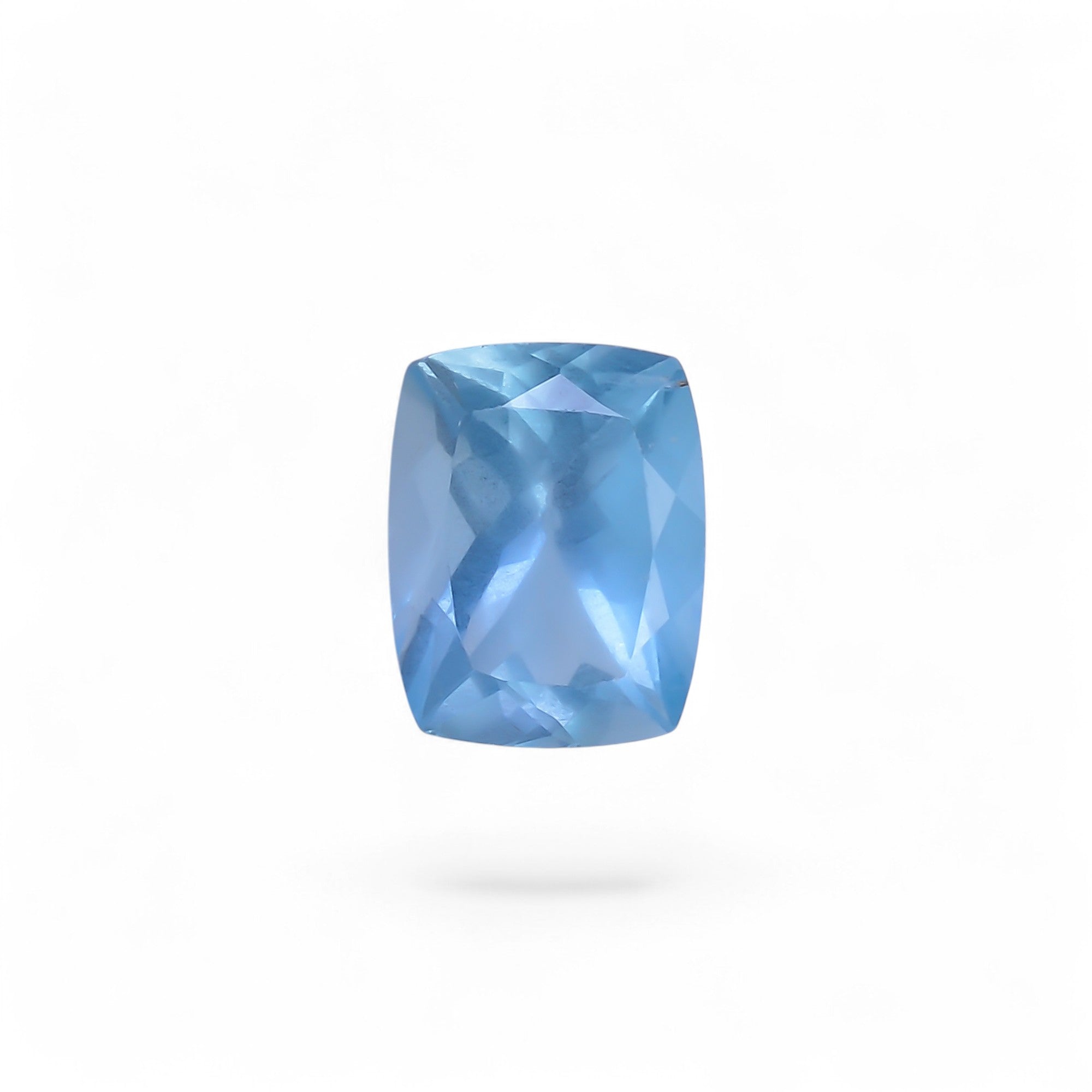 Natural Aquamarine Radiant Shape Cut Stone Loose Gemstone For Making Jewelry 2.5 Ct. 9X7X6 MM Y-10534